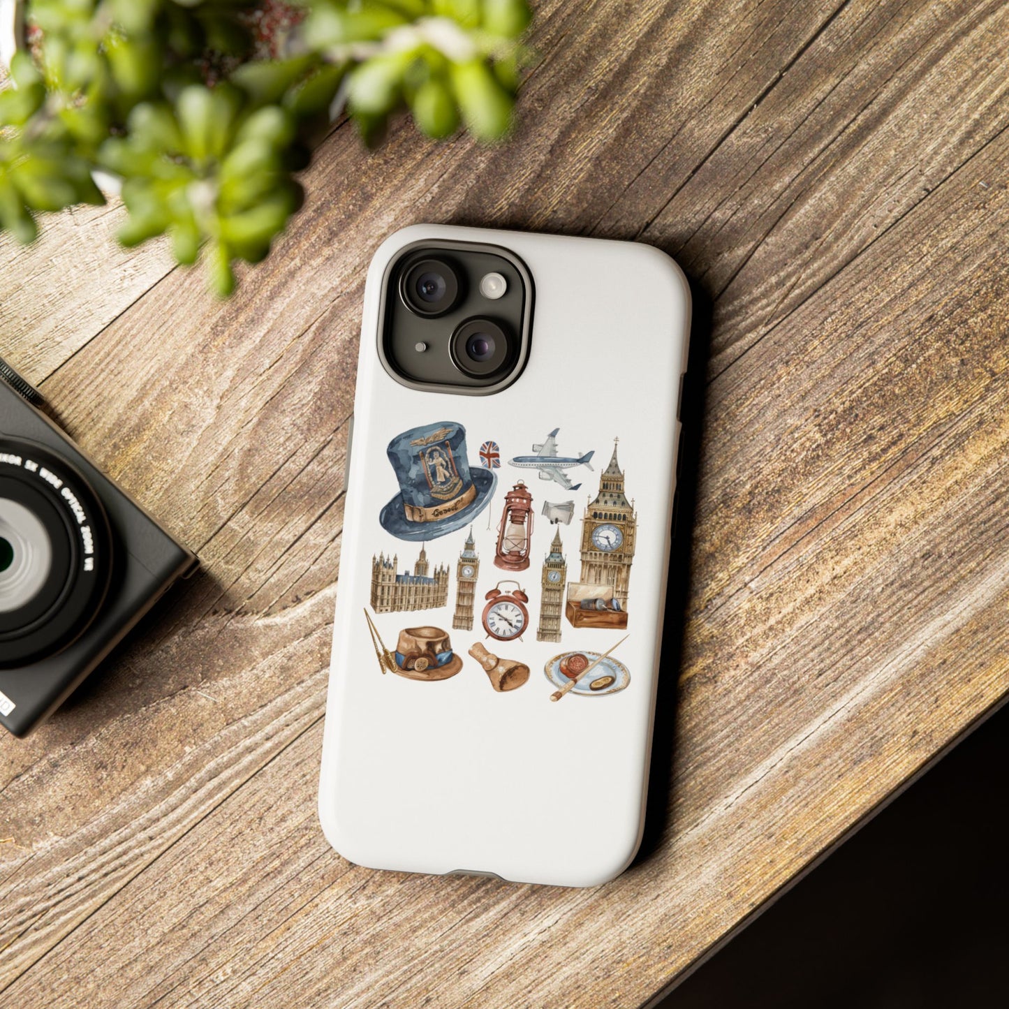 London-Themed Phone Case, Durable iPhone Cover, Gift for Travelers, Unique Cell Phone Accessories, Stylish Gadget Protection