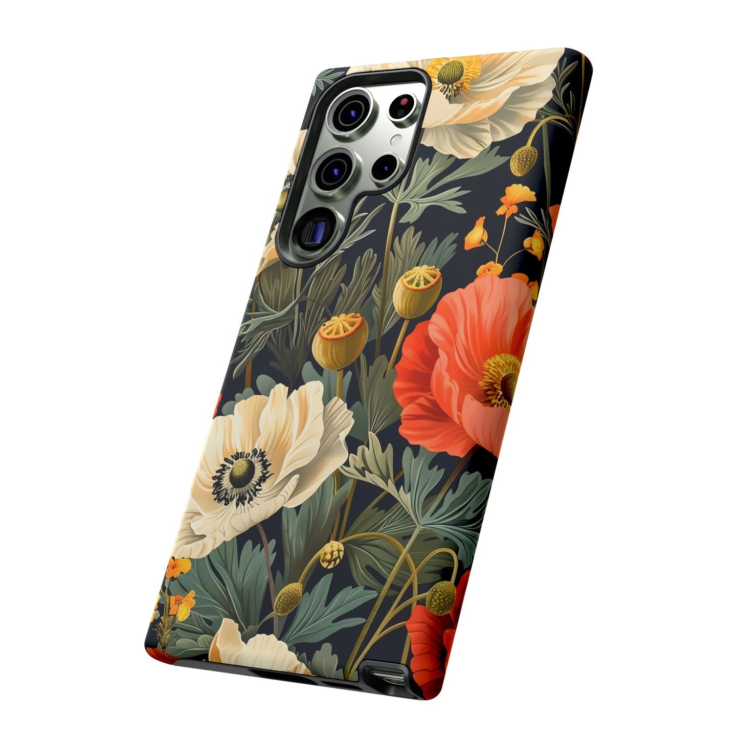 Floral Phone Case - Tough Cases with Vibrant Garden Design, Phone Accessory, Gift for Her, Spring Style, Nature Lover