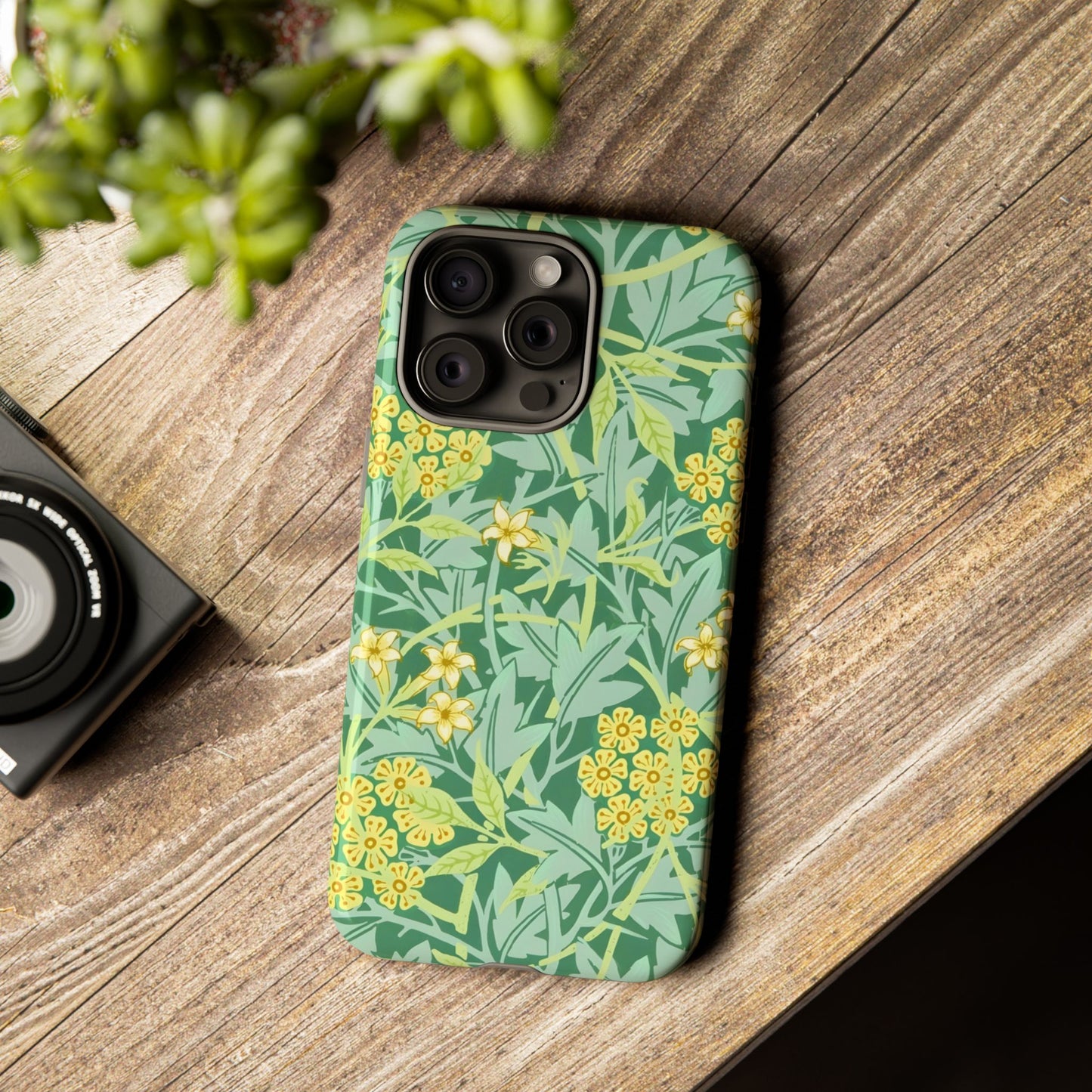 Tough Cases Organic Floral Phone Case, Stylish iPhone Cover, Eco-Friendly Gift, Nature Lover Accessory, Spring Decor, Unique Phone Protector