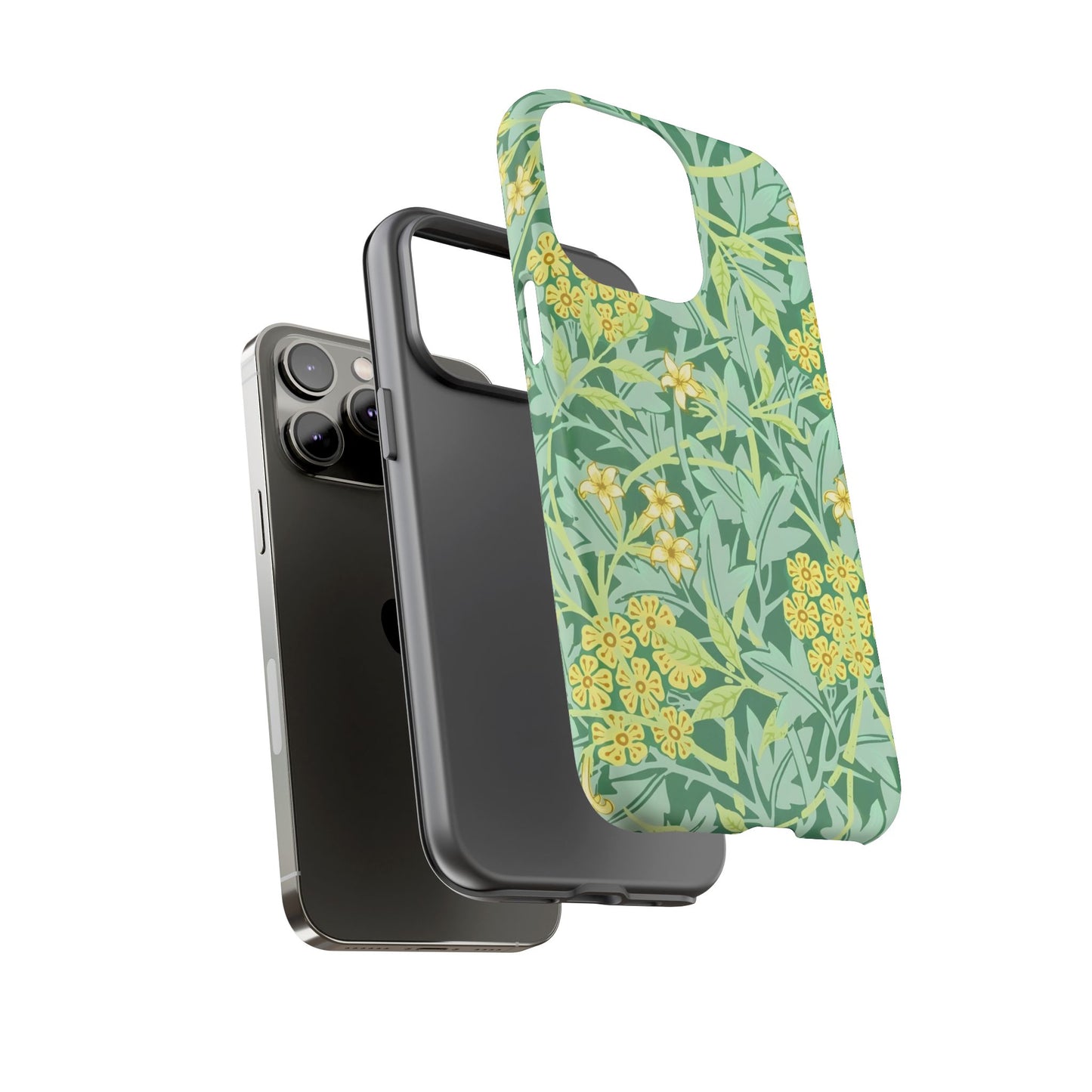 Tough Cases Organic Floral Phone Case, Stylish iPhone Cover, Eco-Friendly Gift, Nature Lover Accessory, Spring Decor, Unique Phone Protector