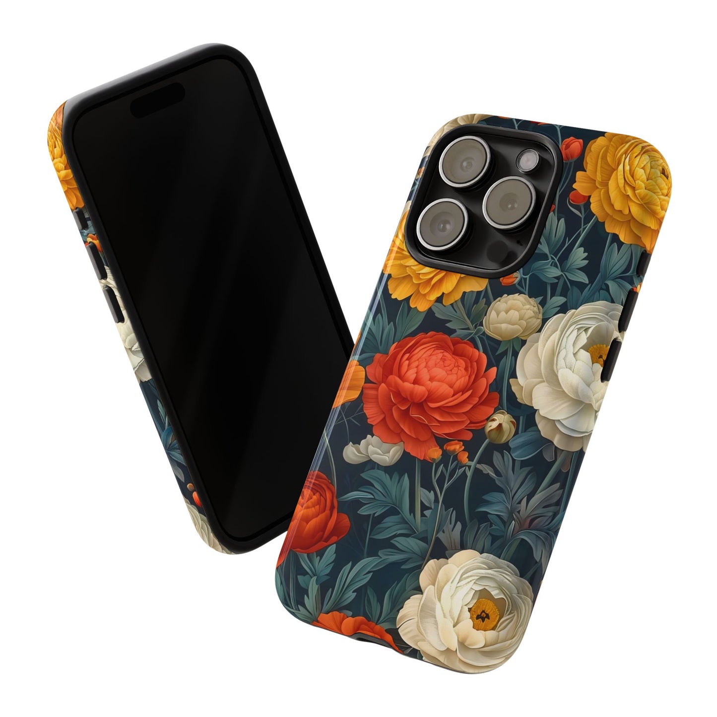 Floral Tough Case for Phones | Durable Floral Phone Cover, Boho Chic, Unique Gift for Her, Phone Protection, Flower Design