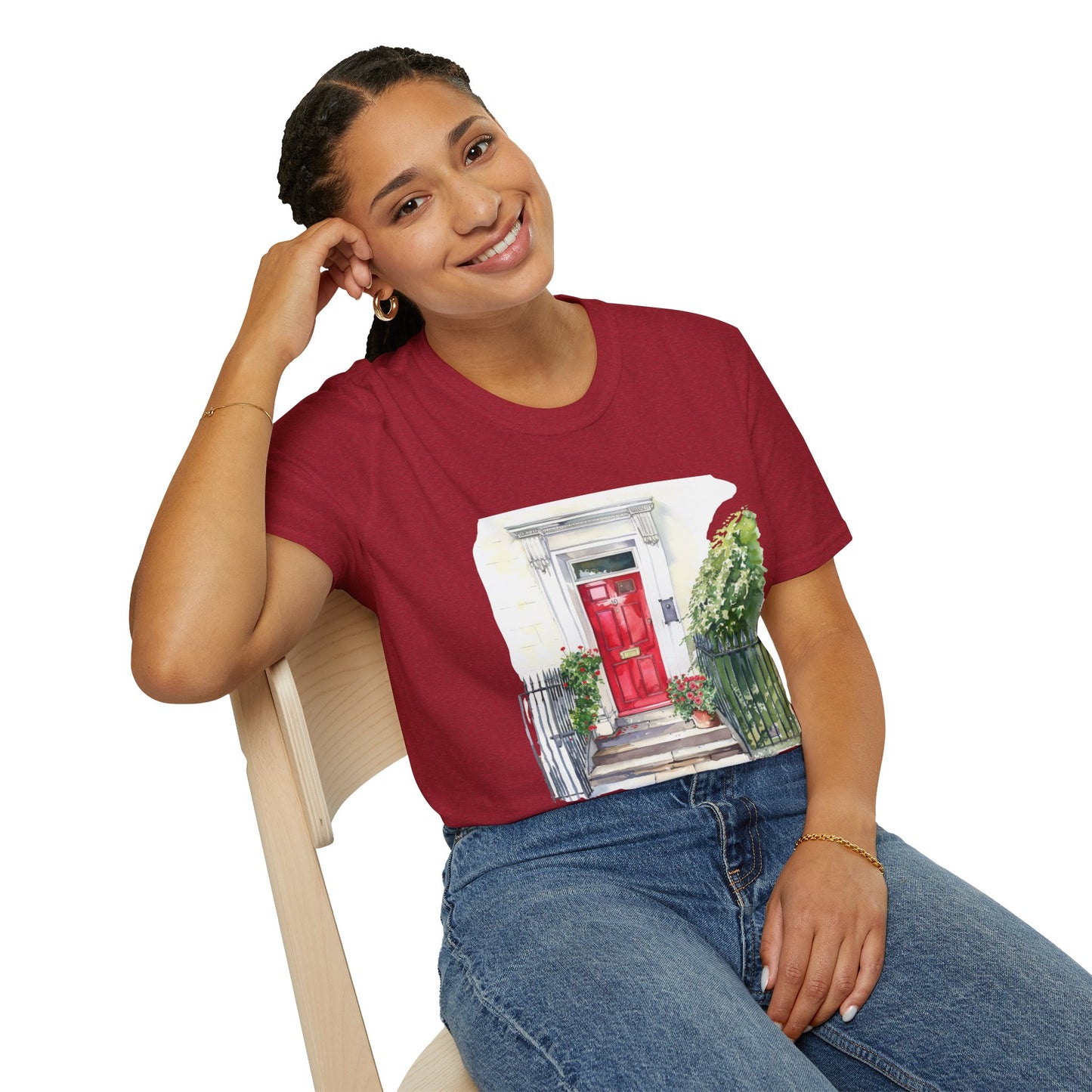 Unisex Softstyle T-Shirt - England Aesthetics - Embracing Classic British Charm and Style