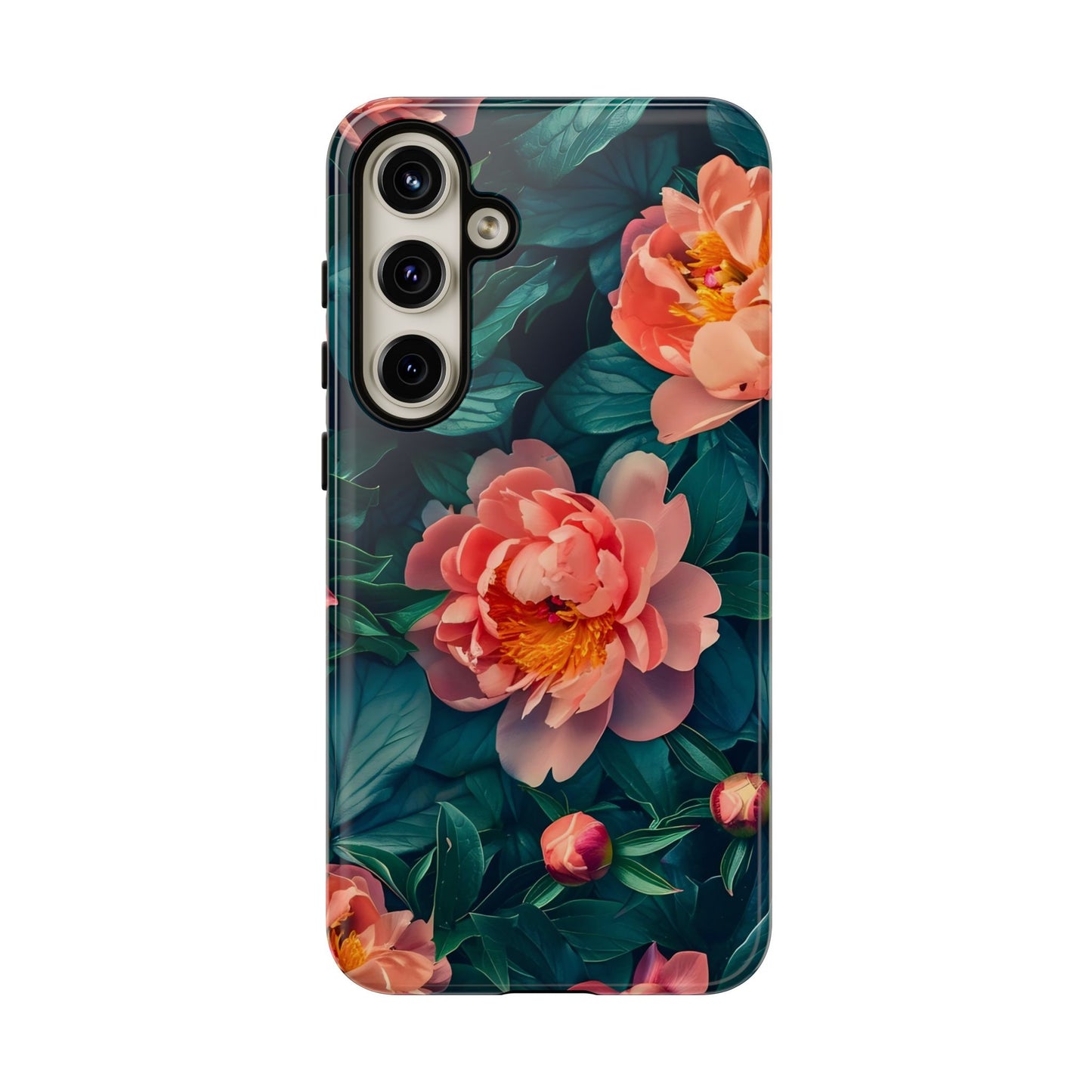 Floral Phone Case - Tough Cases, Flower Design, Botanical Art, Phone Accessory, Gift for Her, Nature Lovers