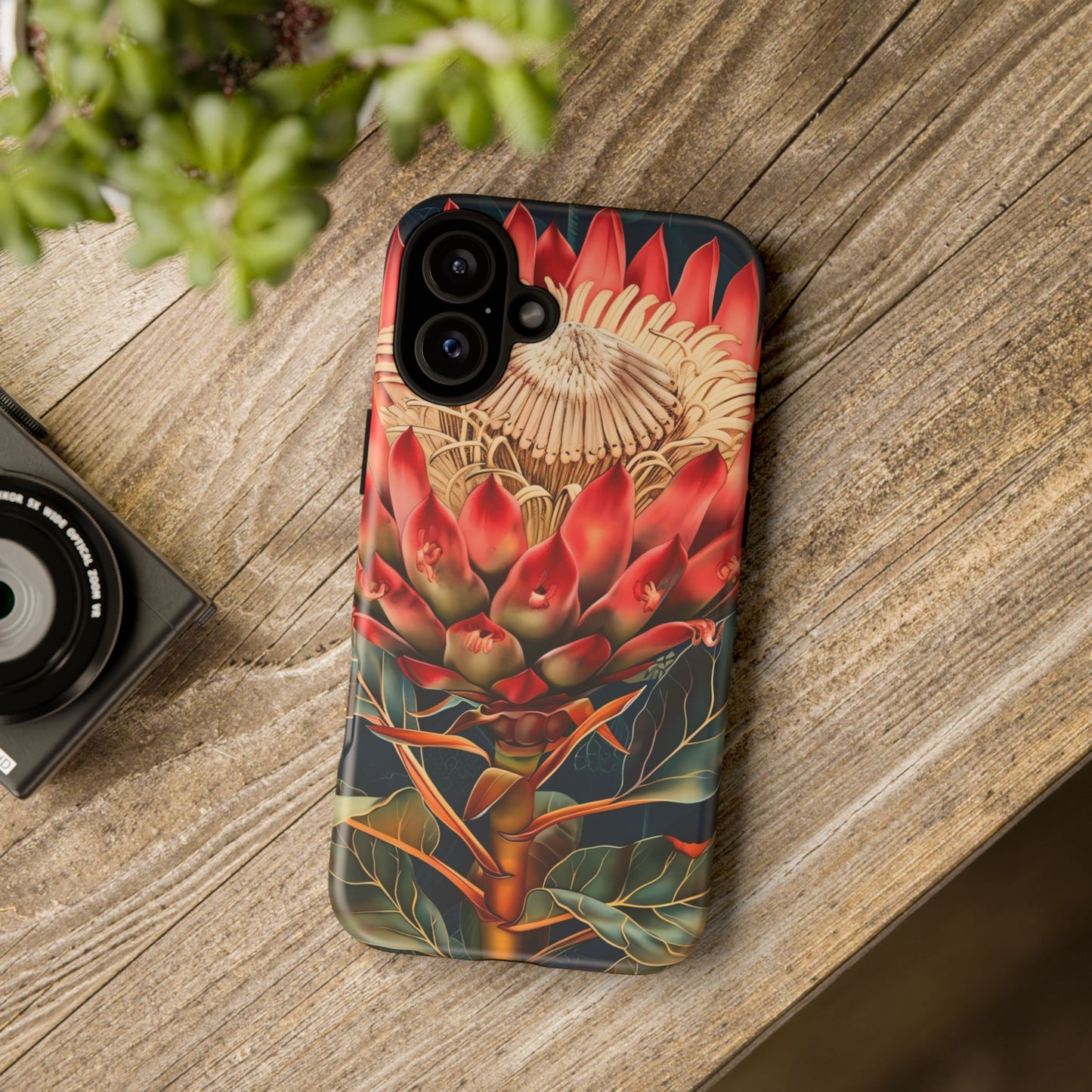 Tough Cases: Vibrant Floral Phone Case, Tough Phone Covers, Floral Art Cases, Nature Design Accessories, Gift for Nature Lovers