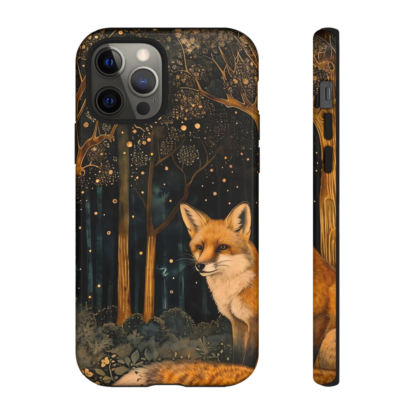 Fox Forest Phone Case, Cool Tough Case for Animal Lovers, Nature Themed Accessory, Unique Gifts for Her, Wildlife Protection