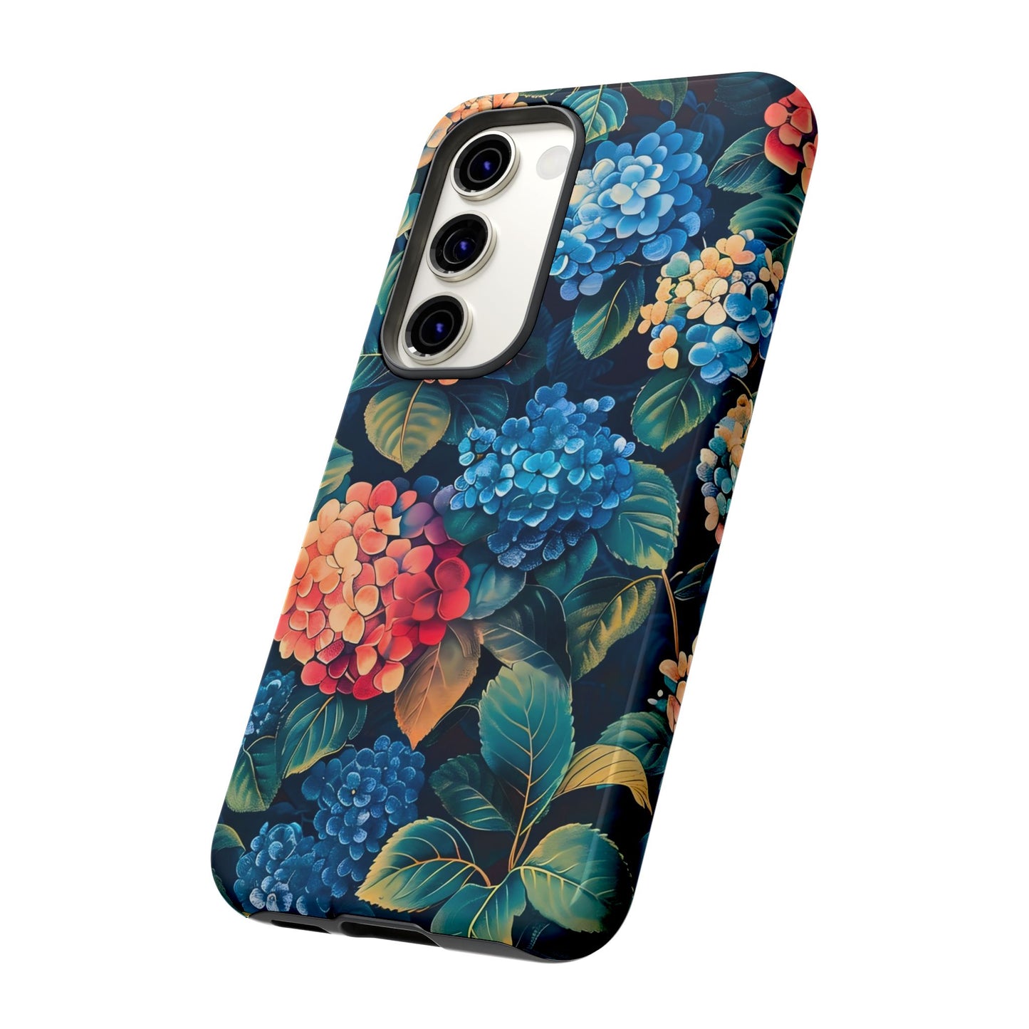 Floral Phone Case, Stylish Tough Case for Gardener Gift, Flower Lover Accessory, Pretty Floral Design, Protective Case