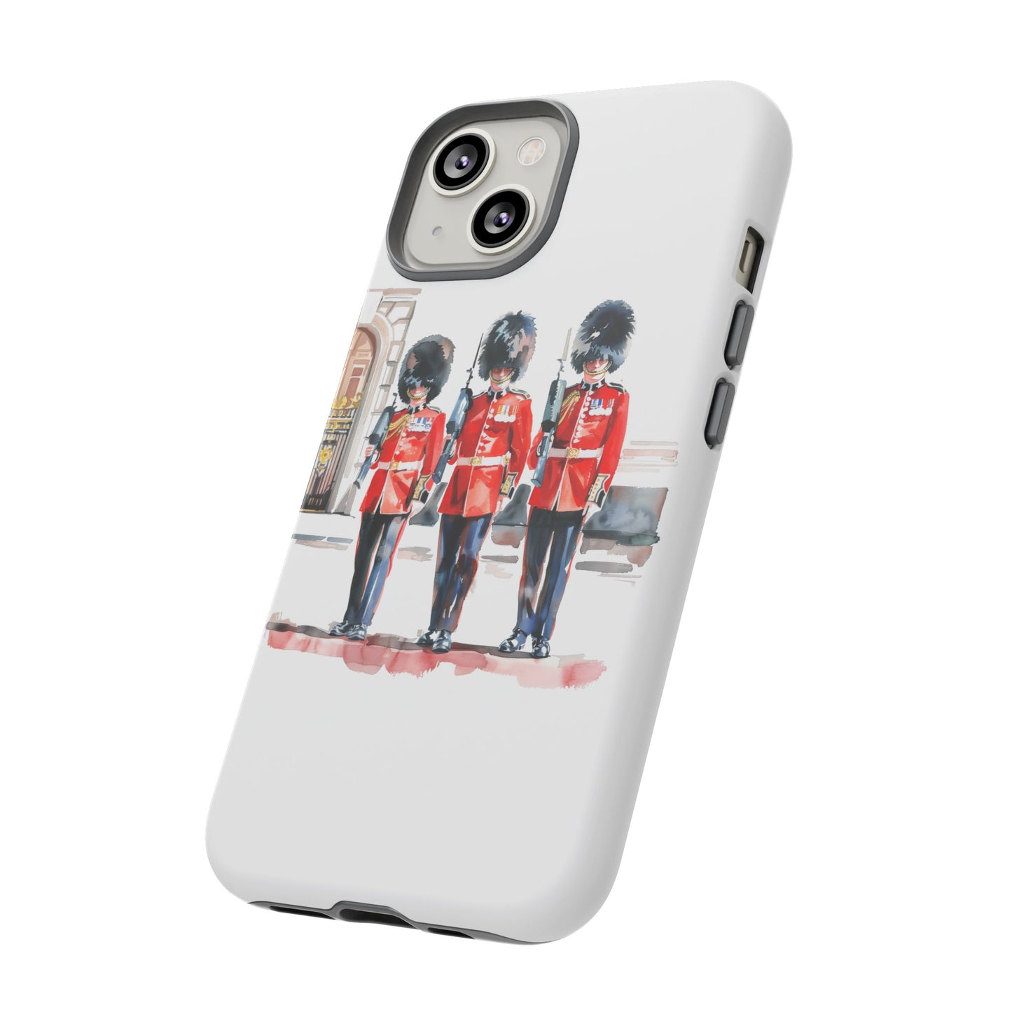Phone Case with Royal Guard Design, Unique Cell Cover, London Souvenir, Tough Phone Case, Gift for Travelers, Stylish Street Photography
