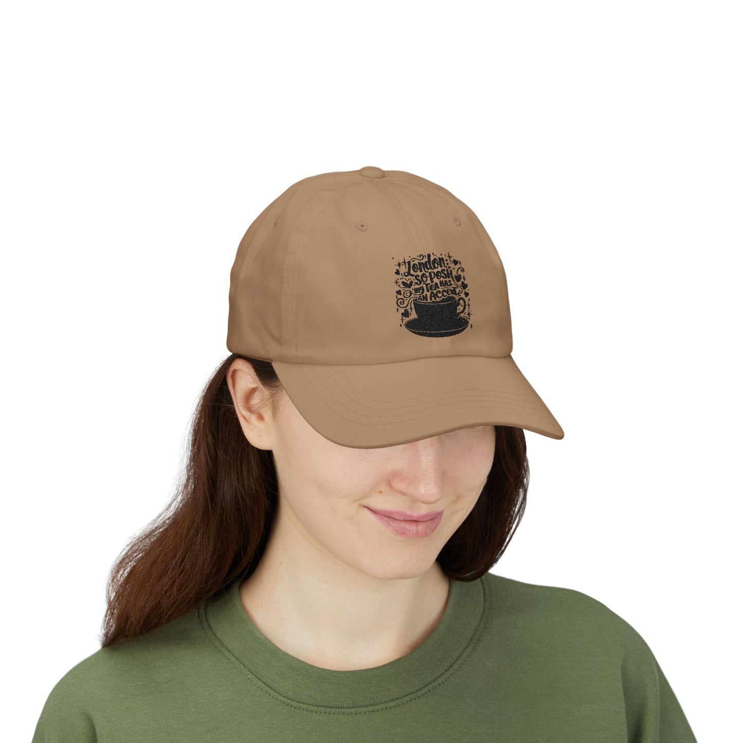 Classic Dad Cap with Coffee Design, Perfect Gift for Coffee Lovers, Casual Style, ISBN Gift, Everyday Cap, Unisex Fashion