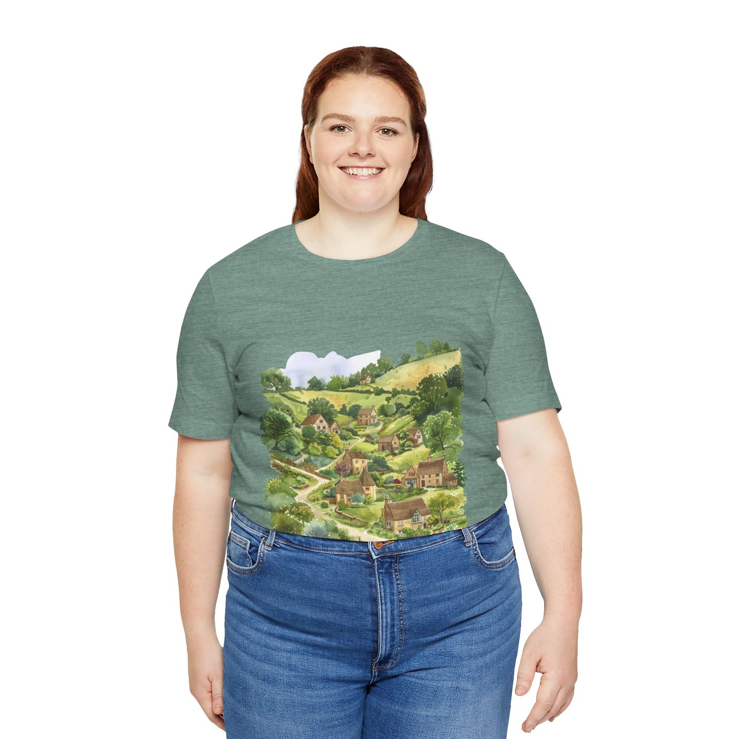 Unisex Jersey Short Sleeve Tee - Enchanting Landscapes of Britain