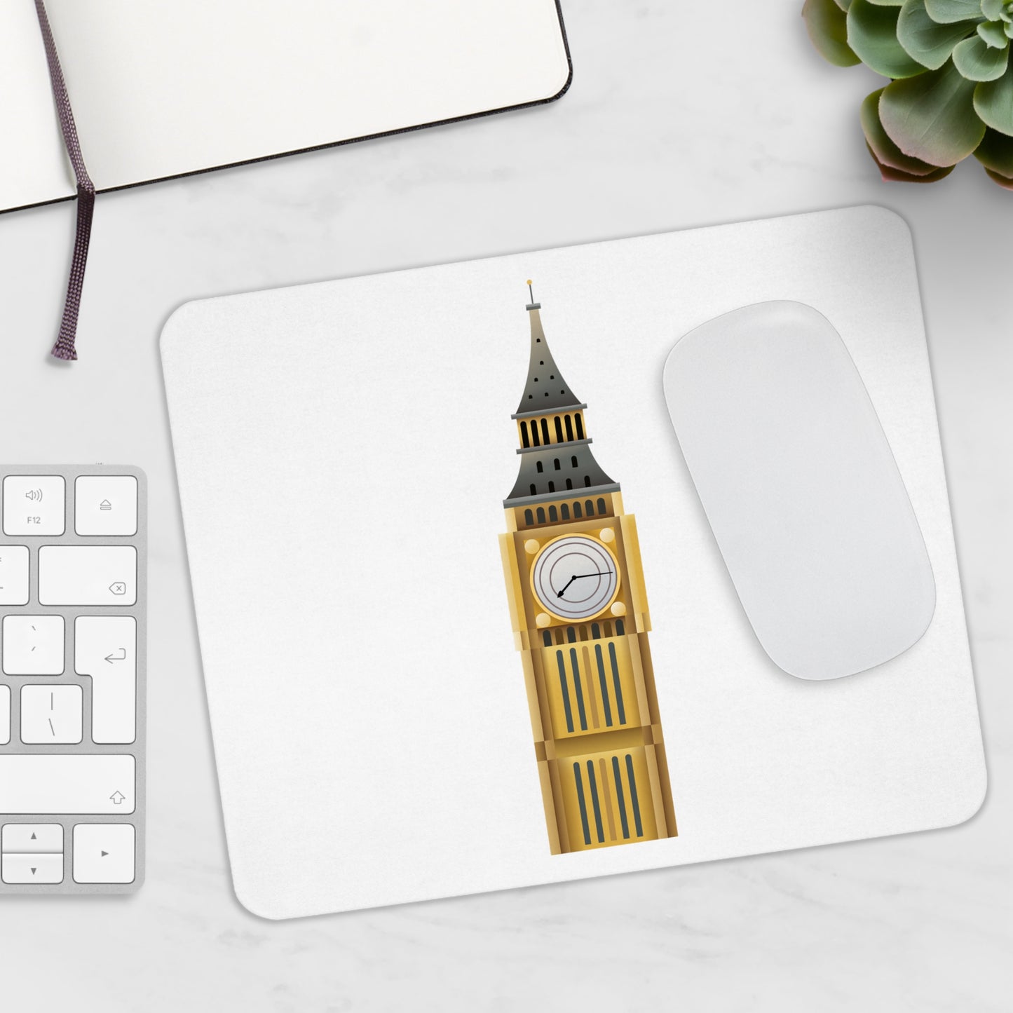 Big Ben Mouse Pad - Elegant Desk Accessory, London Decor, Office Gift, Unique Mouse Pad, Work From Home Essentials