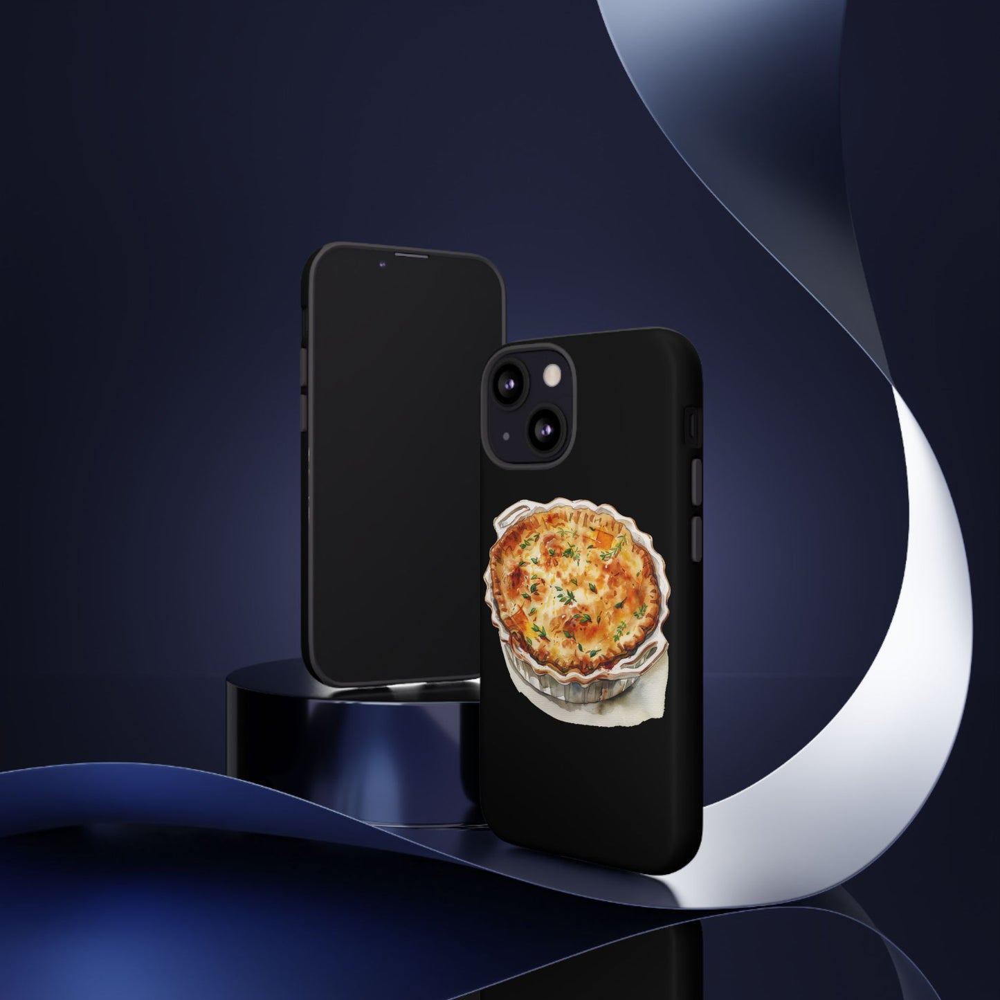 Quiche Phone Case - Funky Kitchen Decor, Foodie Gift, Chef Accessories, Culinary Art, Quirky Phone Cover