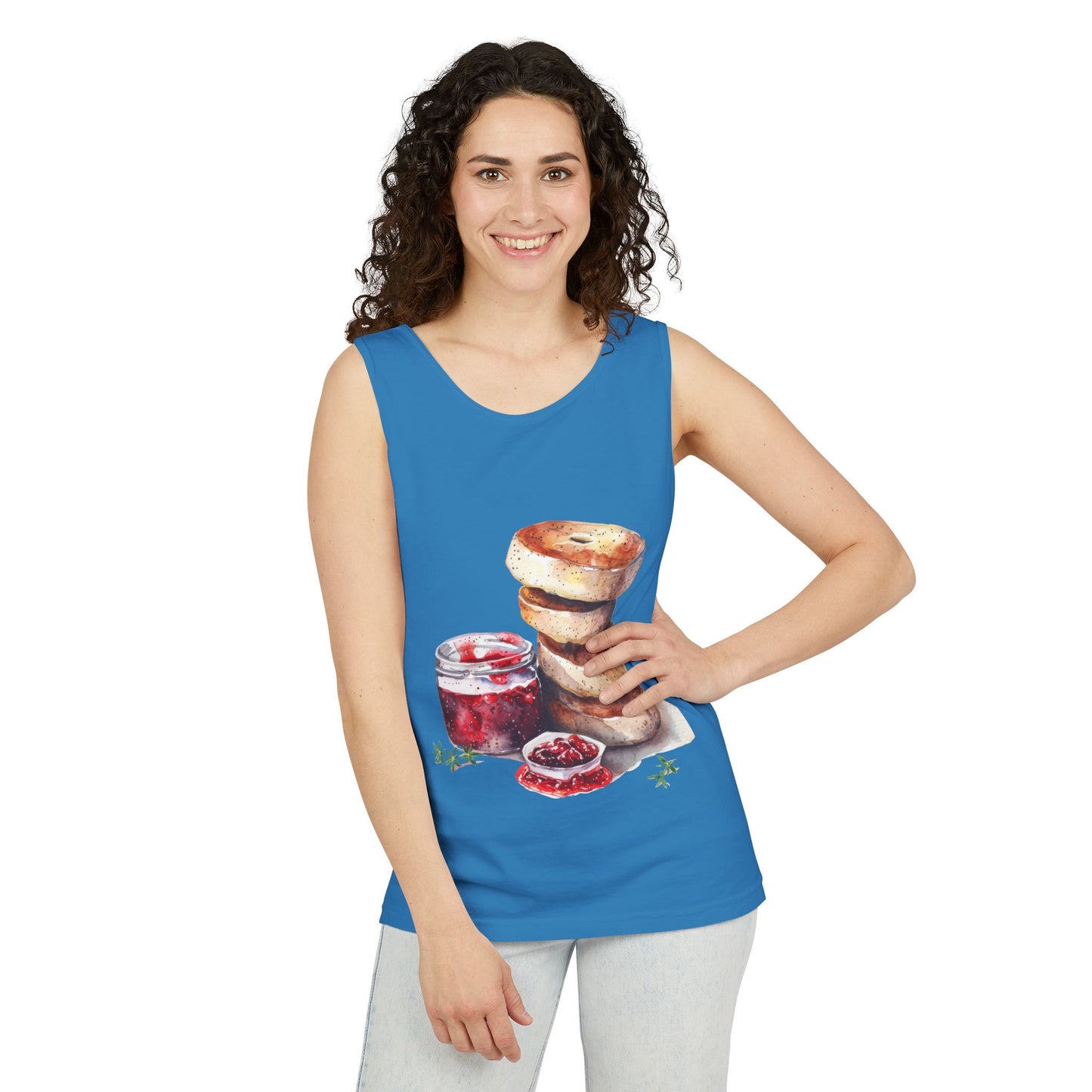 Unisex Garment-Dyed Tank Top - A Taste of the Crown - British Royal Food Heritage