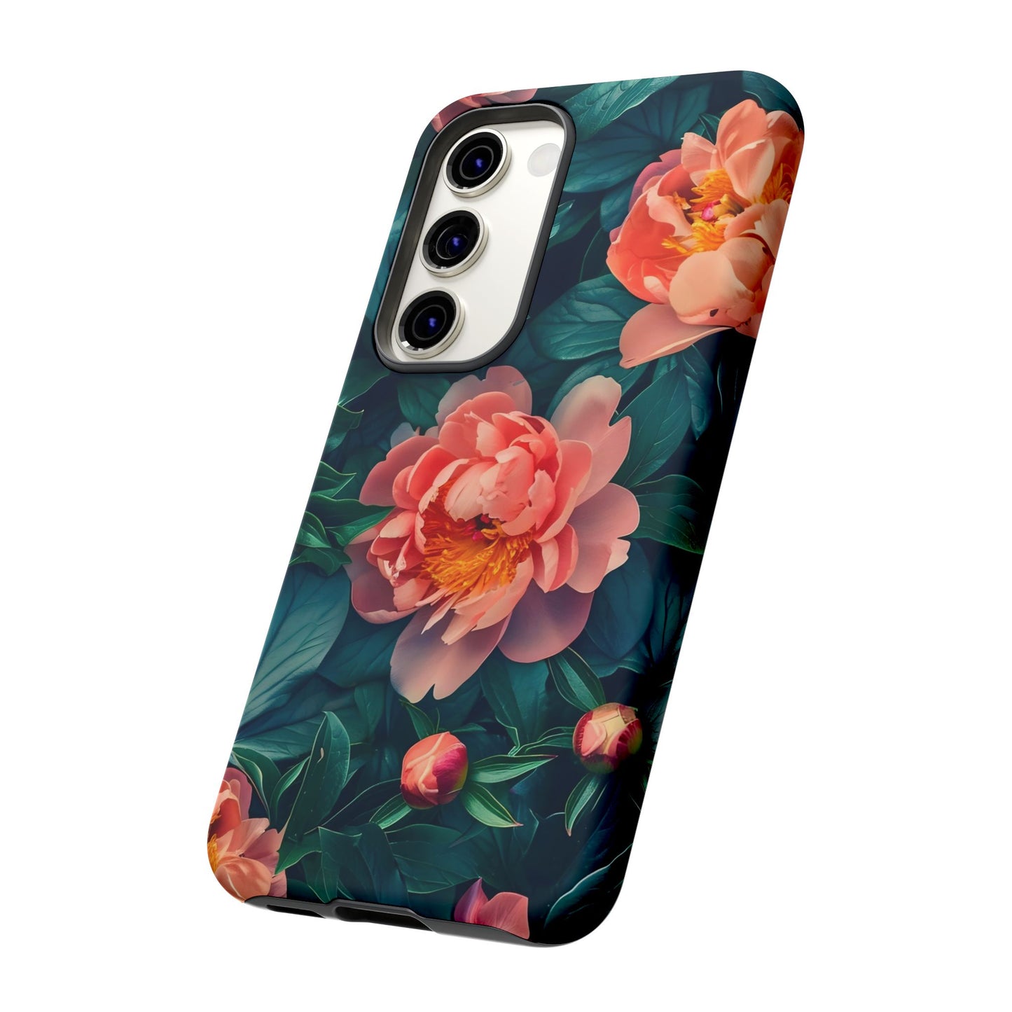 Floral Phone Case - Tough Cases, Flower Design, Botanical Art, Phone Accessory, Gift for Her, Nature Lovers