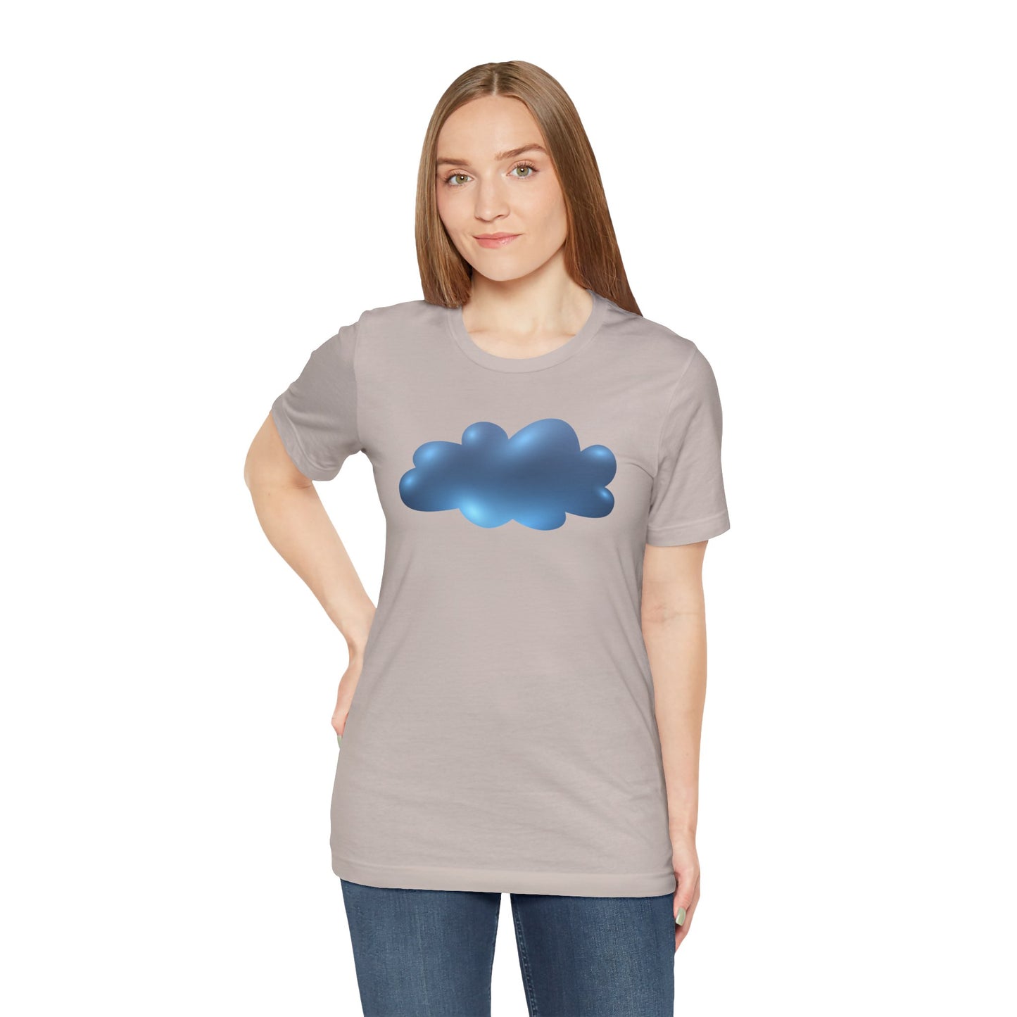 Unisex Jersey Short Sleeve Tee - Serene Cloudscape - Dreamy Cloud