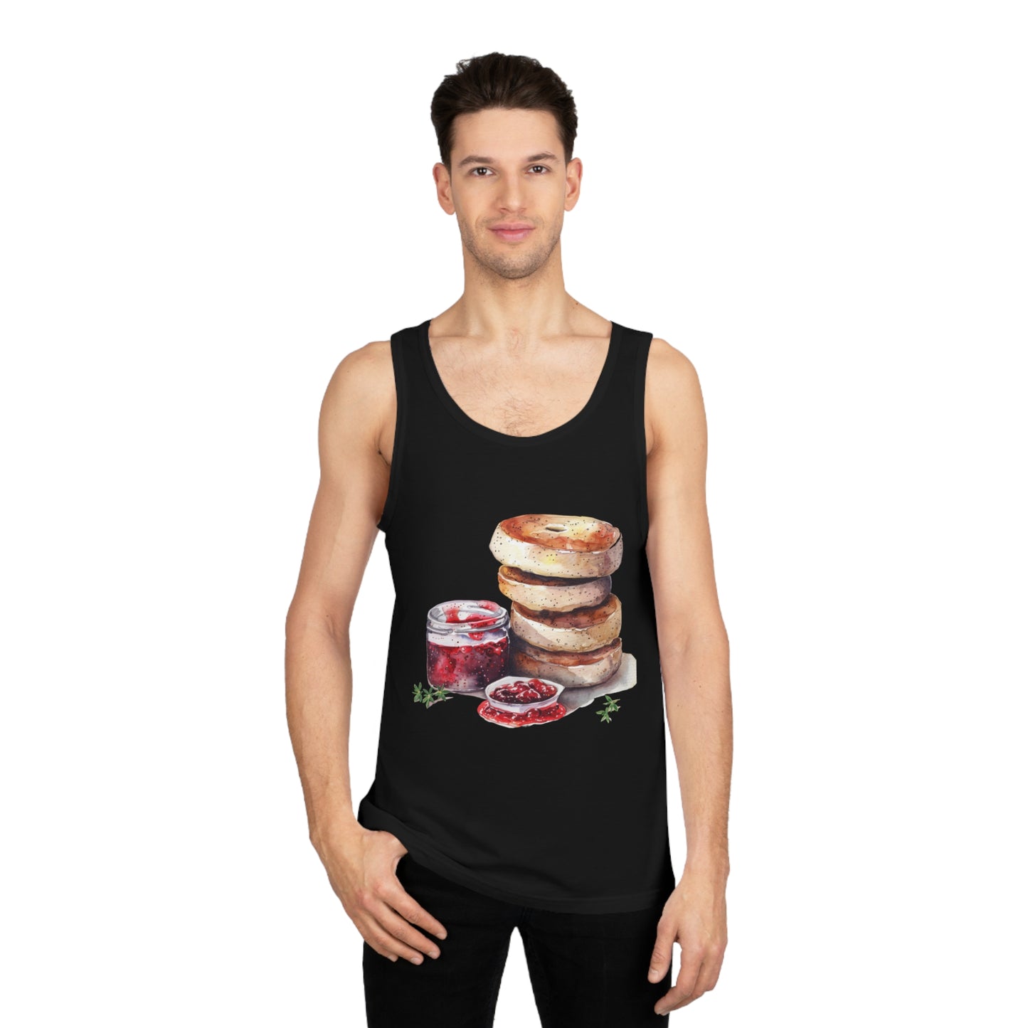 Unisex Softstyle™ Tank Top - Breakfast with British Royal Flair