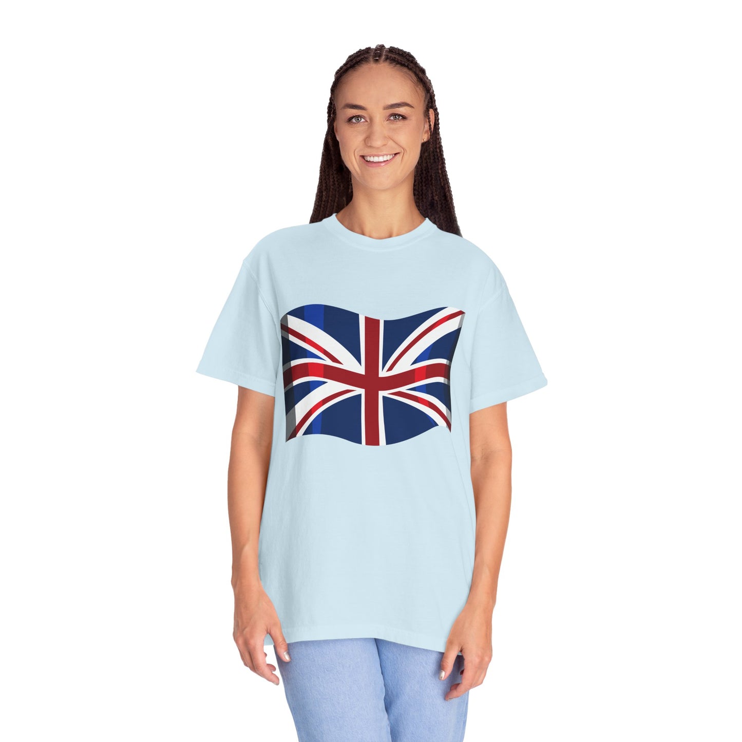 Unisex Garment-Dyed T-shirt - The Union Jack - Symbol of Britain