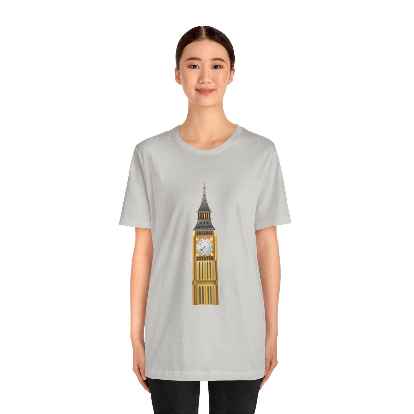 Unisex Jersey Short Sleeve Tee - Iconic Big Ben Clock Tower Design - London Landmark
