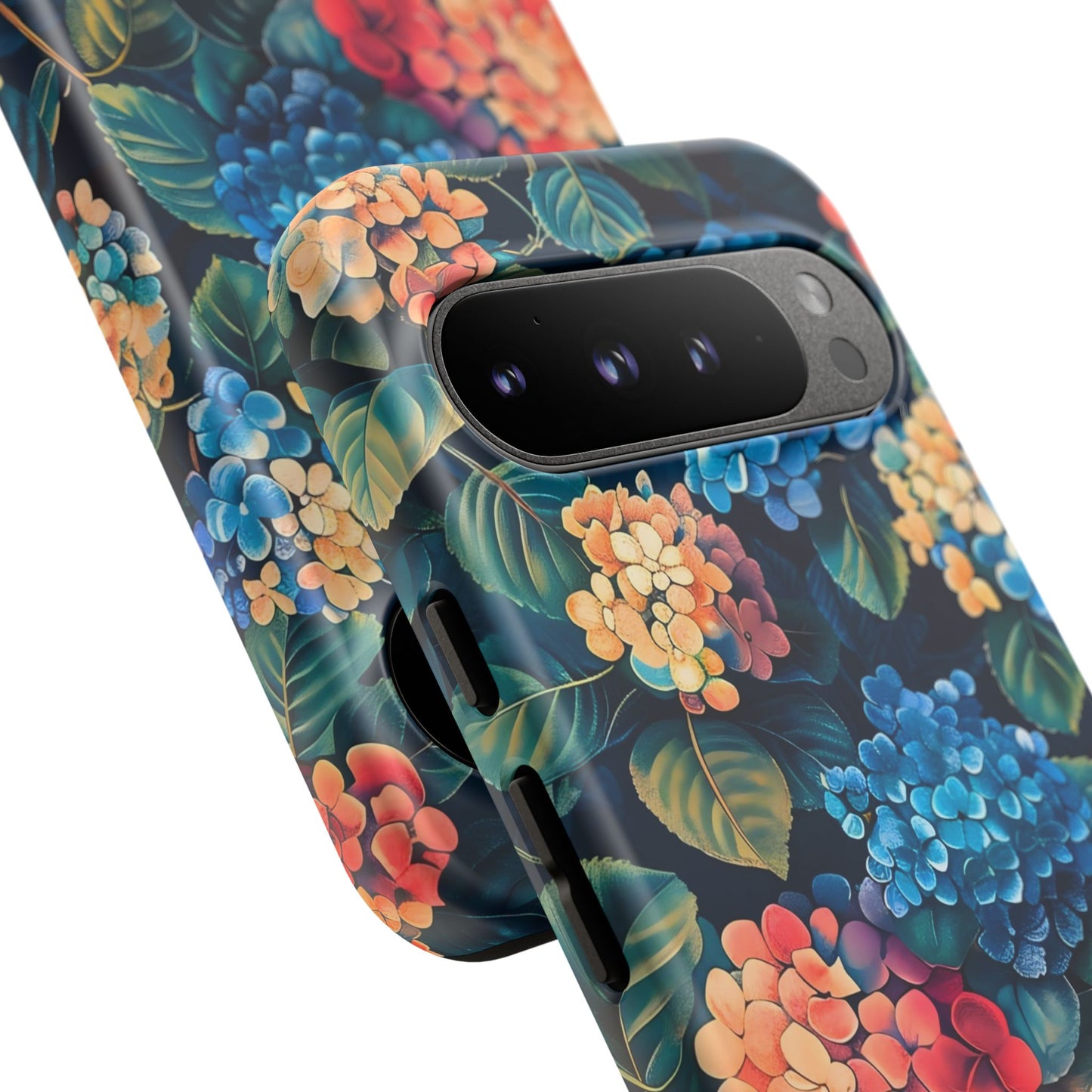 Floral Phone Case, Stylish Tough Case for Gardener Gift, Flower Lover Accessory, Pretty Floral Design, Protective Case