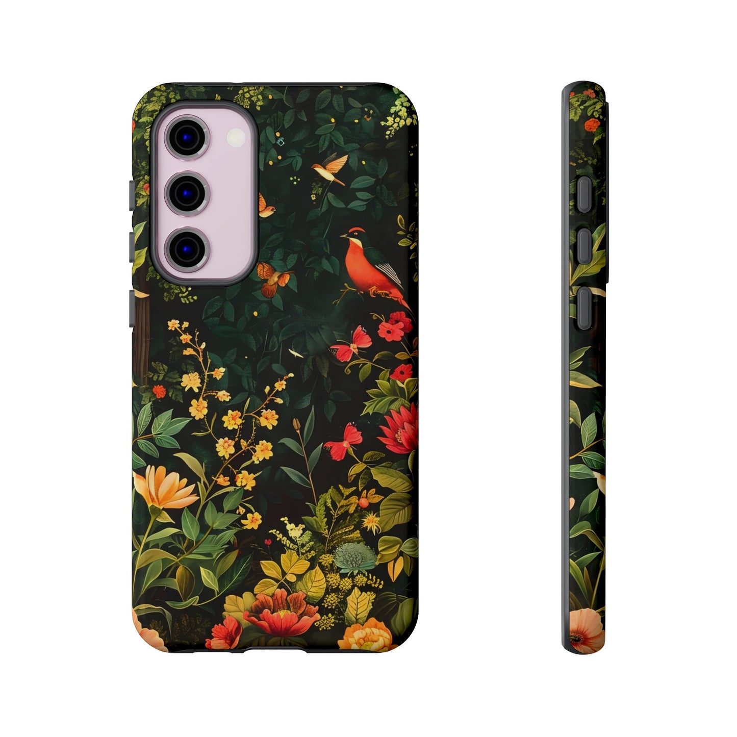 Floral Tough Phone Case, Nature-Inspired Design, Ideal for Garden Lovers, Gift for Birthdays, Christmas, Eco-Friendly Accessory