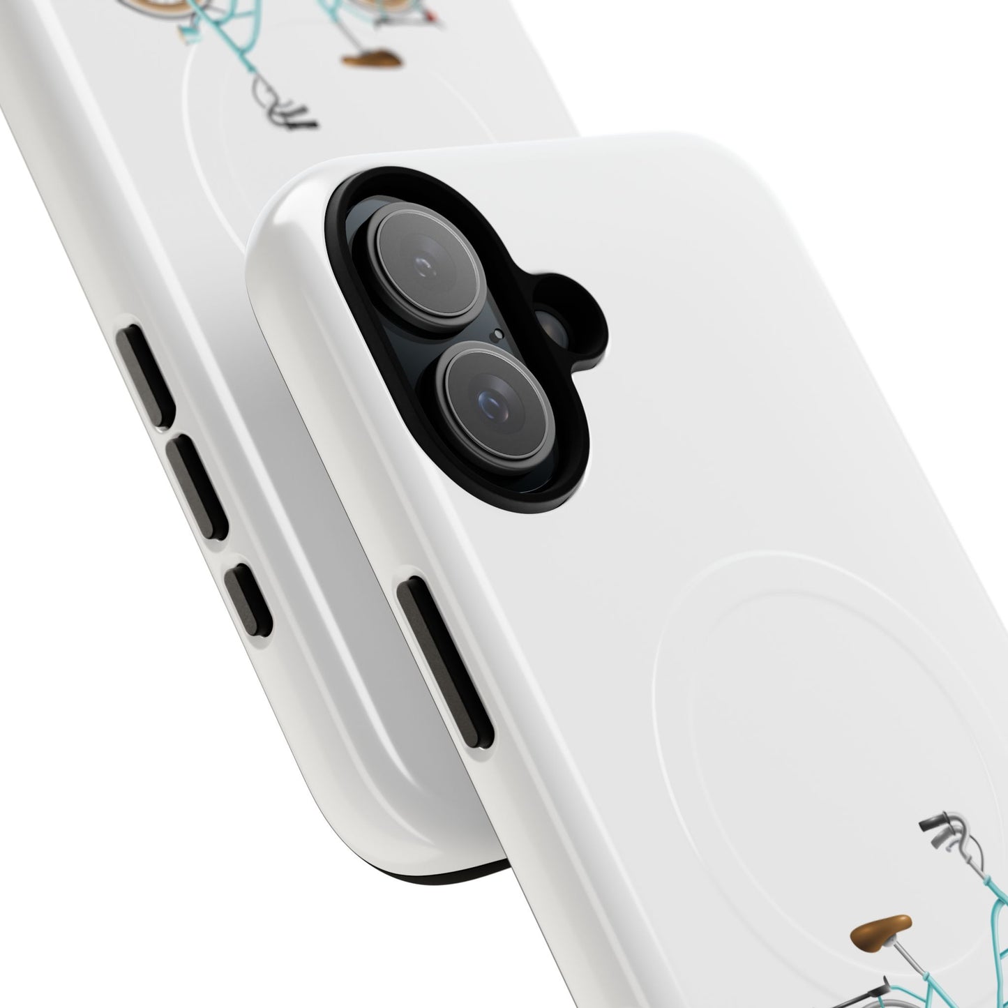 Tough Magnetic Phone Cases, Stylish Bicycle Design, Durable Protection, Perfect Gift for Cyclists, Trendy Tech Accessory