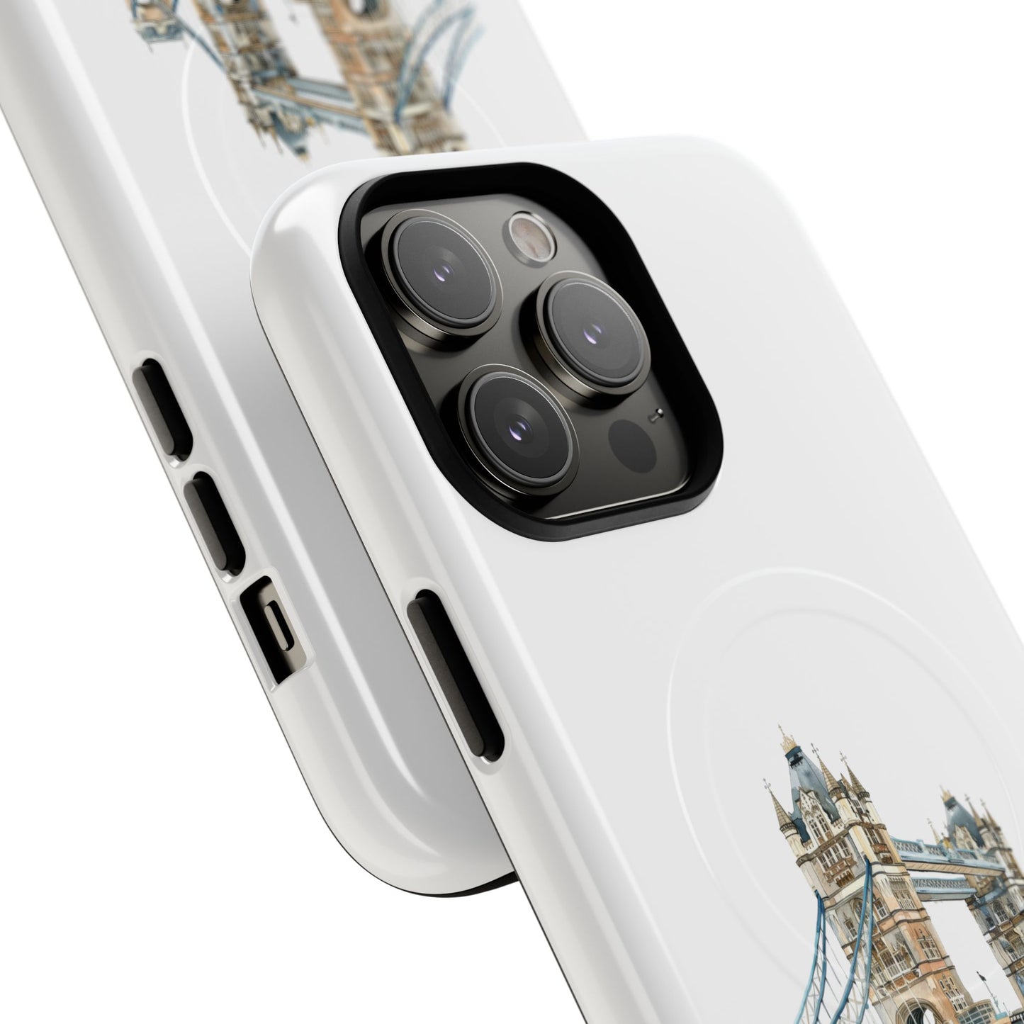 Tough Magnetic Phone Cases with Tower Bridge Design, Durable, Stylish, Unique Gift for Travelers, Perfect for Everyday Use