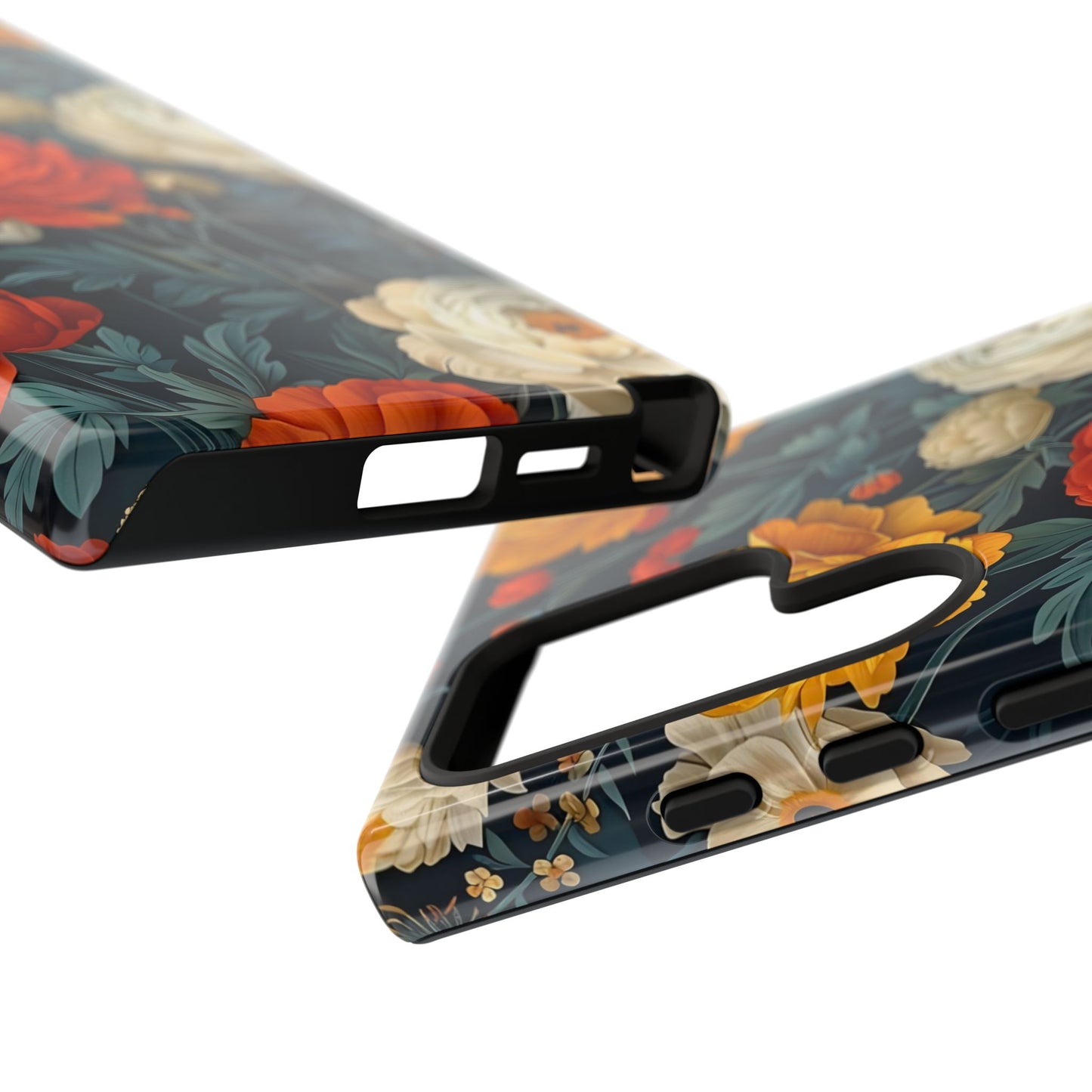 Floral Phone Case, Tough Case for iPhone, Flower Design, Floral Print Gift, Stylish Cell Phone Protector, Trendy Mobile Cover