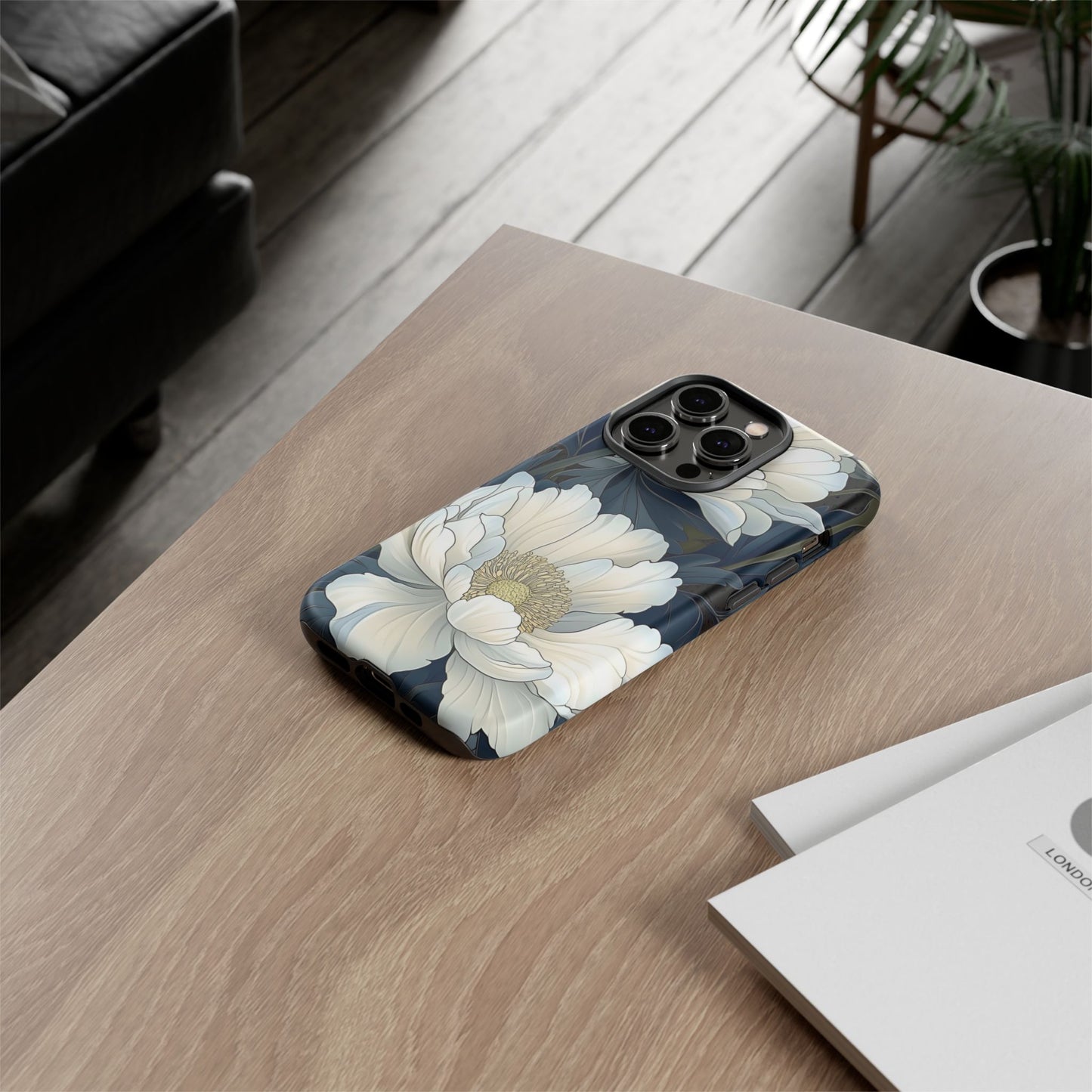 Elegant Floral Phone Case, Floral iPhone Cover, Flower Art Phone Case, Eco-Friendly Mobile Protection, Tough & Stylish Phone Case