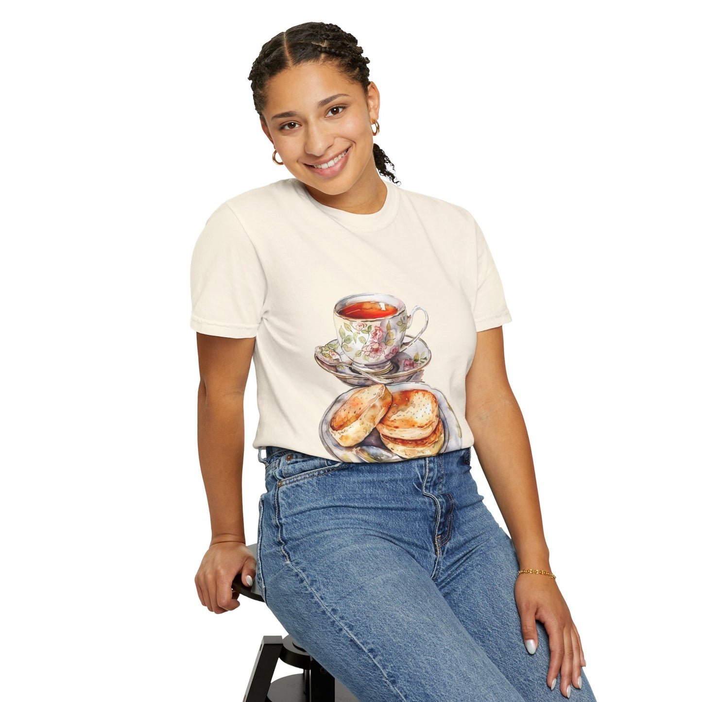 Unisex Garment-Dyed T-shirt - Sunday Roasts & Afternoon Tea - The Heart of British Cuisine