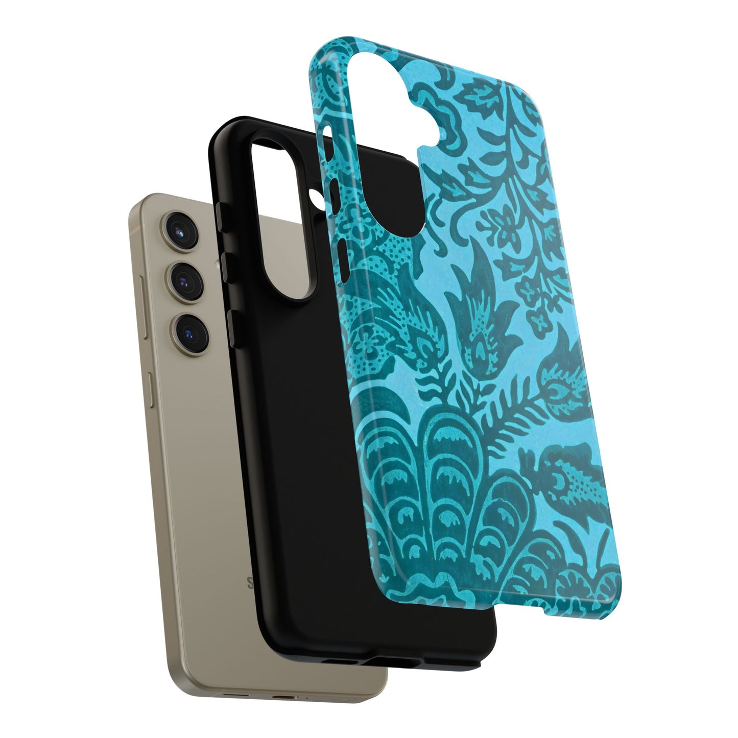 Bohemian Phone Case, Tough Floral Phone Cover, Artistic Phone Protector, Gift for Her, Unique Tech Accessories