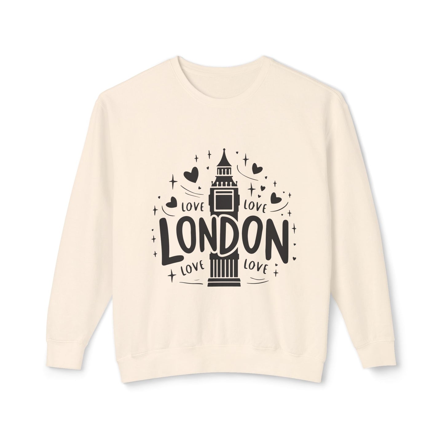 Unisex Lightweight Crewneck Sweatshirt - Love London