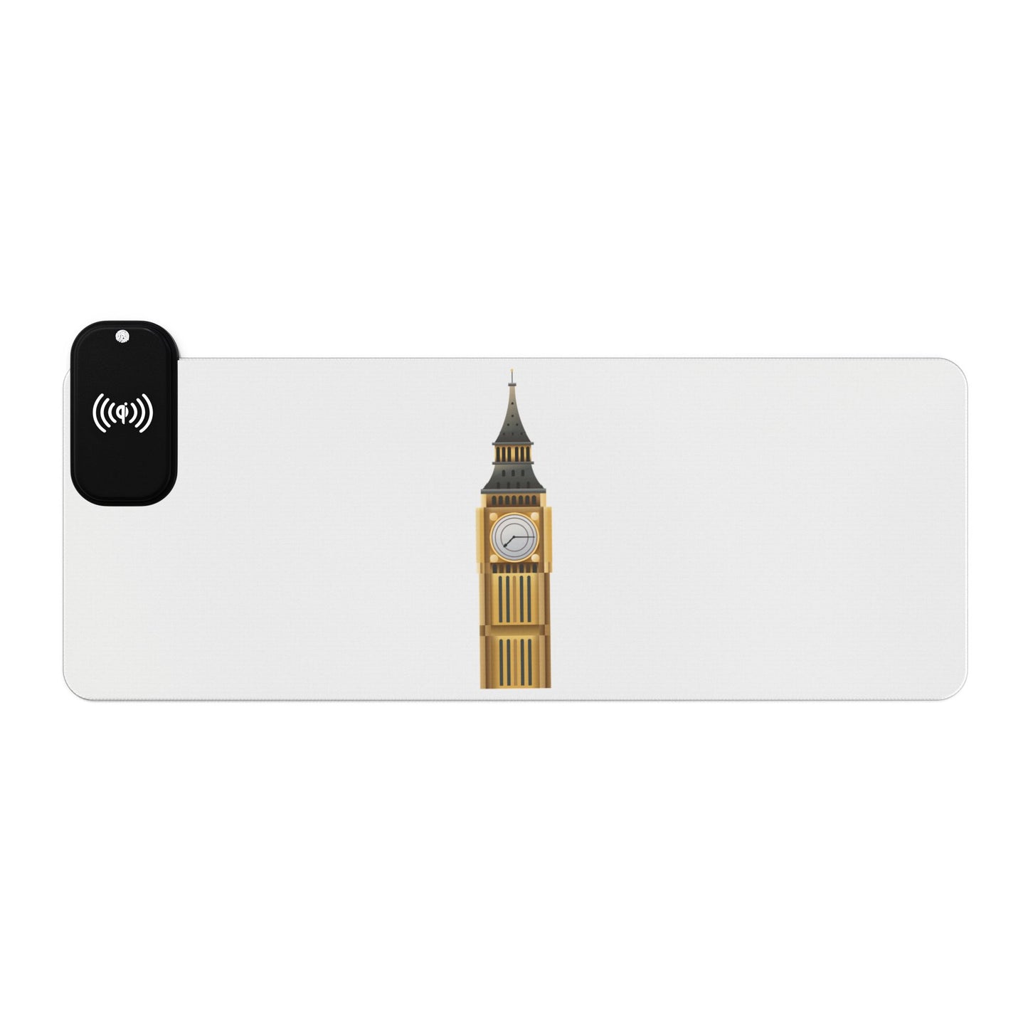 Buckingham Palace Sketch - LED Gaming Mouse Pad with Wireless Charging - Perfect for Gamers, Desk Decor, Tech Gifts, Modern Workspace, and Birthday Present