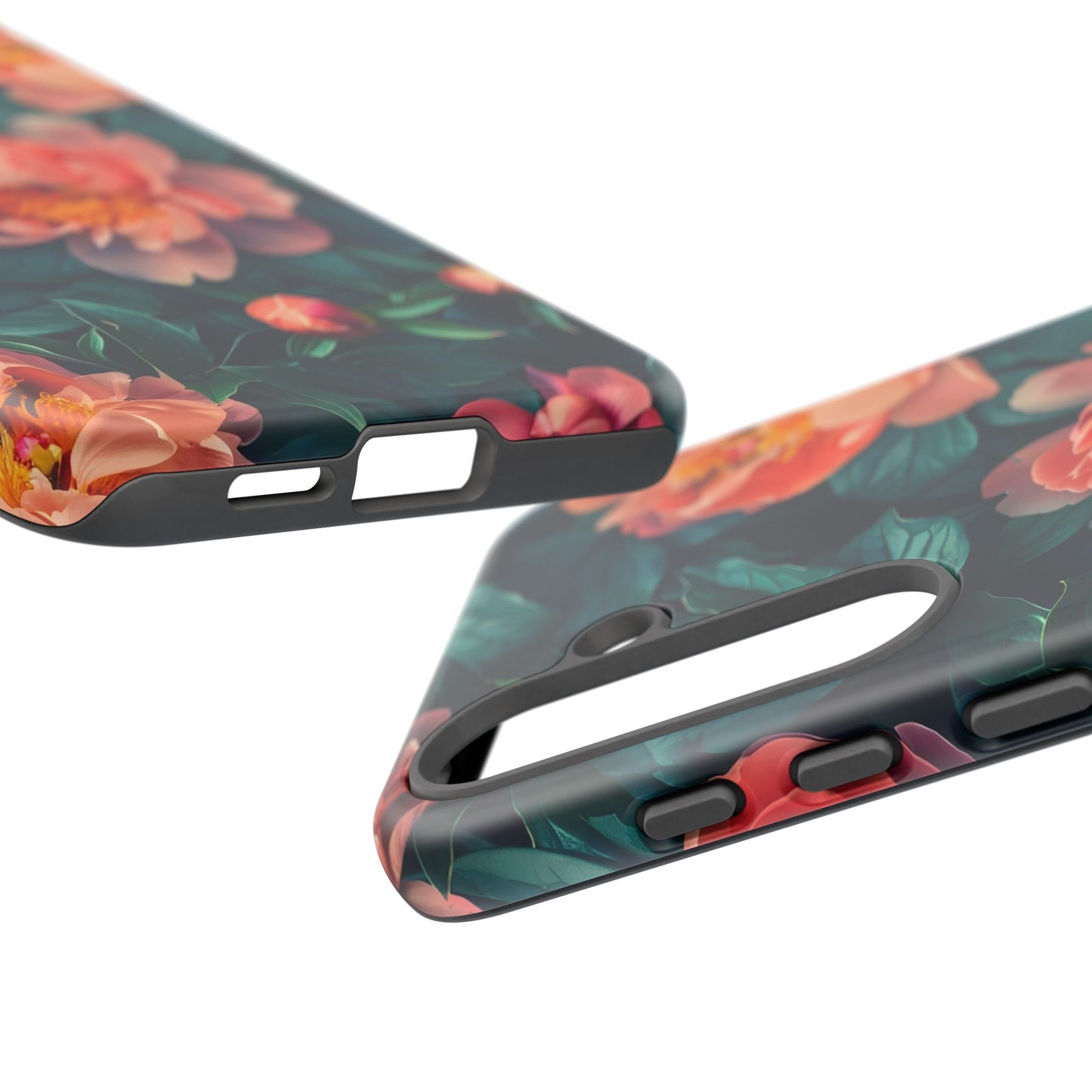 Floral Phone Case - Tough Cases, Flower Design, Botanical Art, Phone Accessory, Gift for Her, Nature Lovers