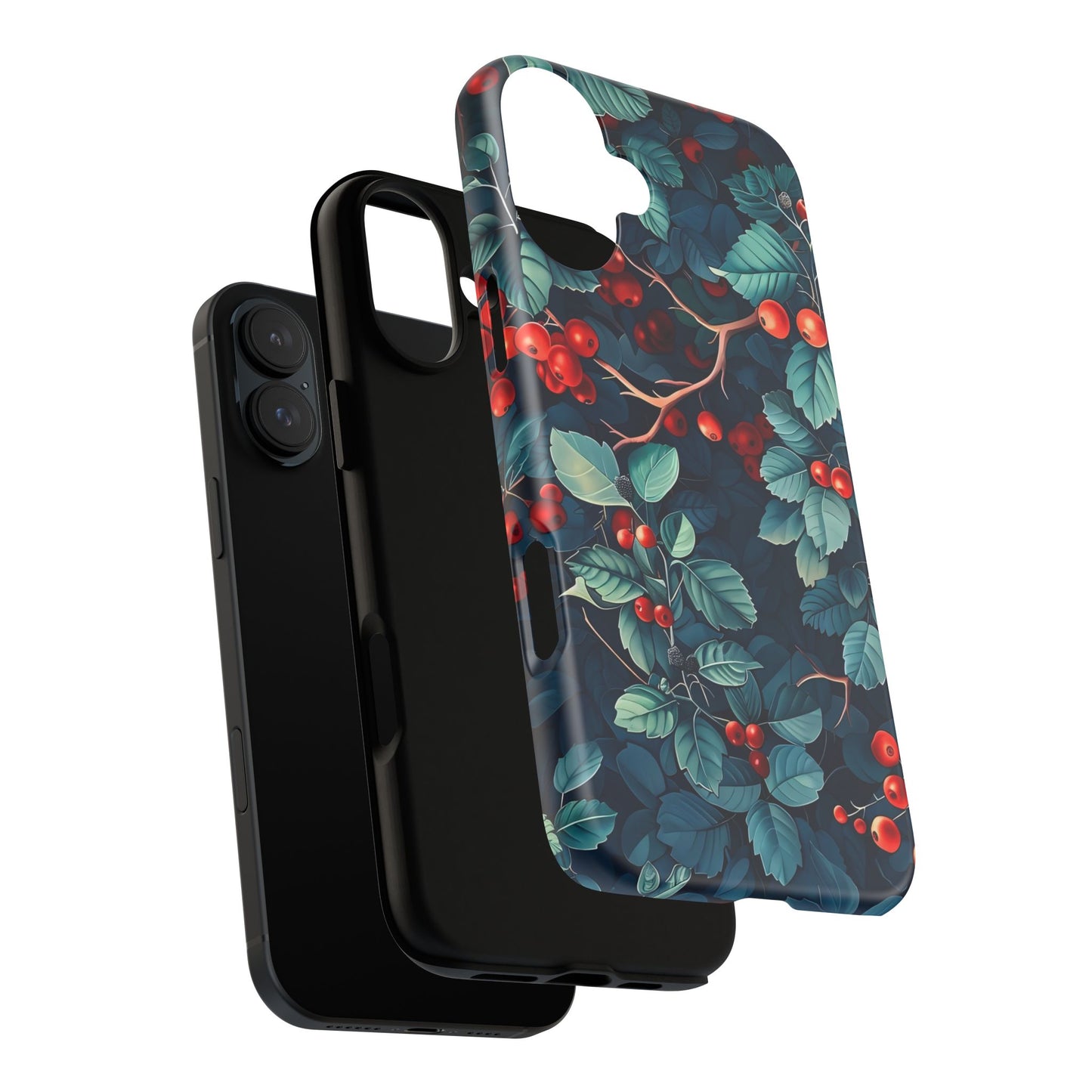 Berry Blossom Phone Case - Nature Lover's Gift, Floral Design, Cute Accessory for Spring, Unique Tech Cover, Perfect for Holidays