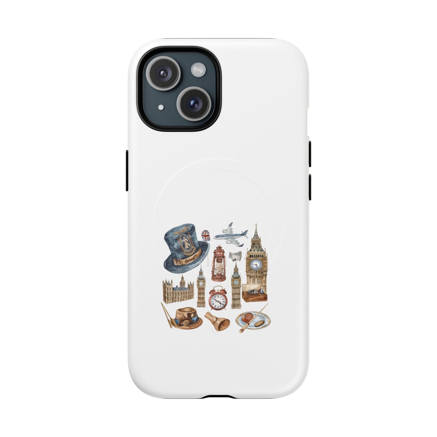 London Adventure Tough Magnetic Phone Case, Gift for Travelers, Unique Design, Travel Accessories, Holiday Present, Custom Phone Cover