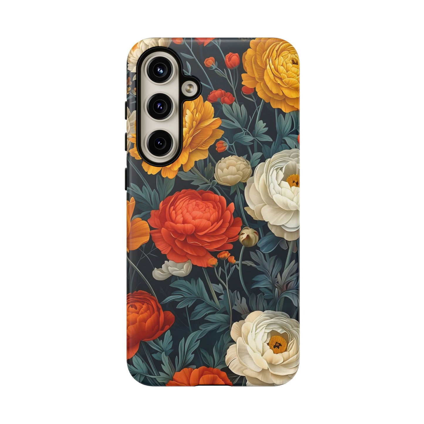 Floral Phone Case, Tough Case for iPhone, Flower Design, Floral Print Gift, Stylish Cell Phone Protector, Trendy Mobile Cover