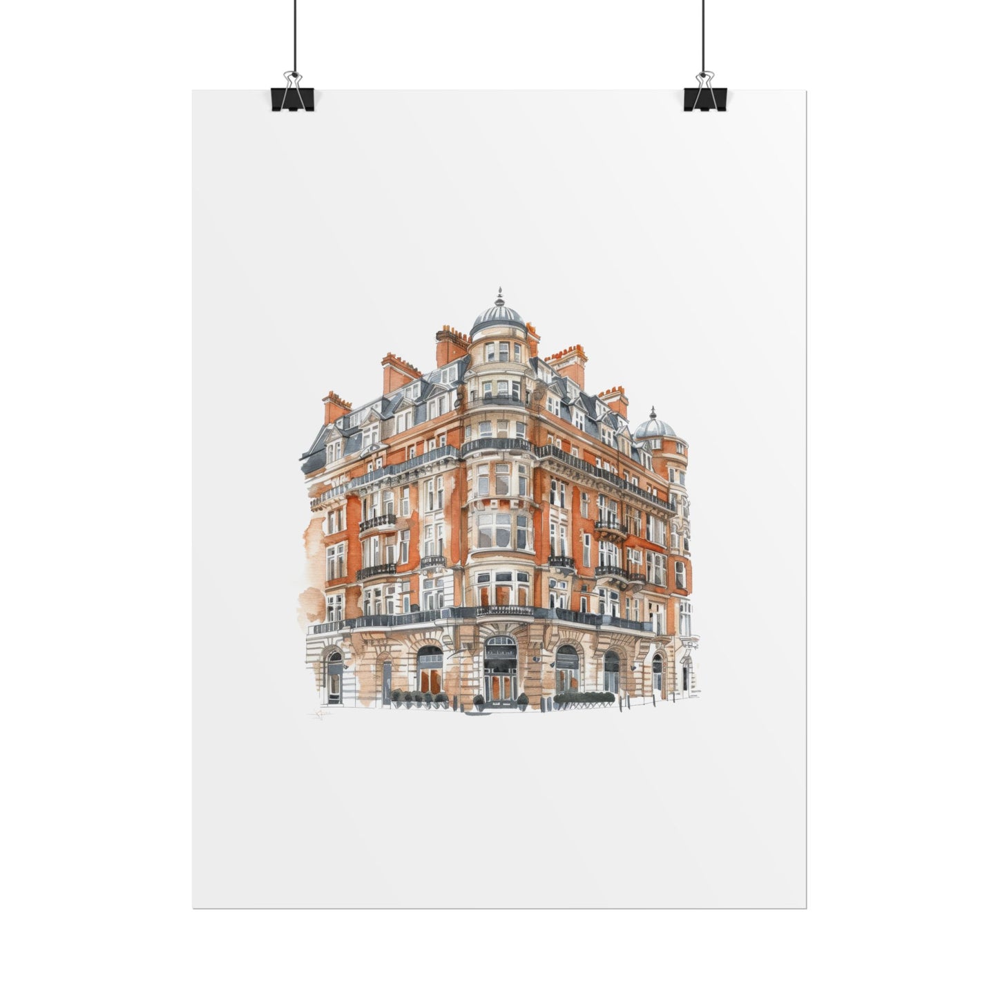 Elegant Architectural Rolled Posters, Art Prints for Home Decor, Gift for Housewarming, Wall Art for Living Room, Unique Art Decor