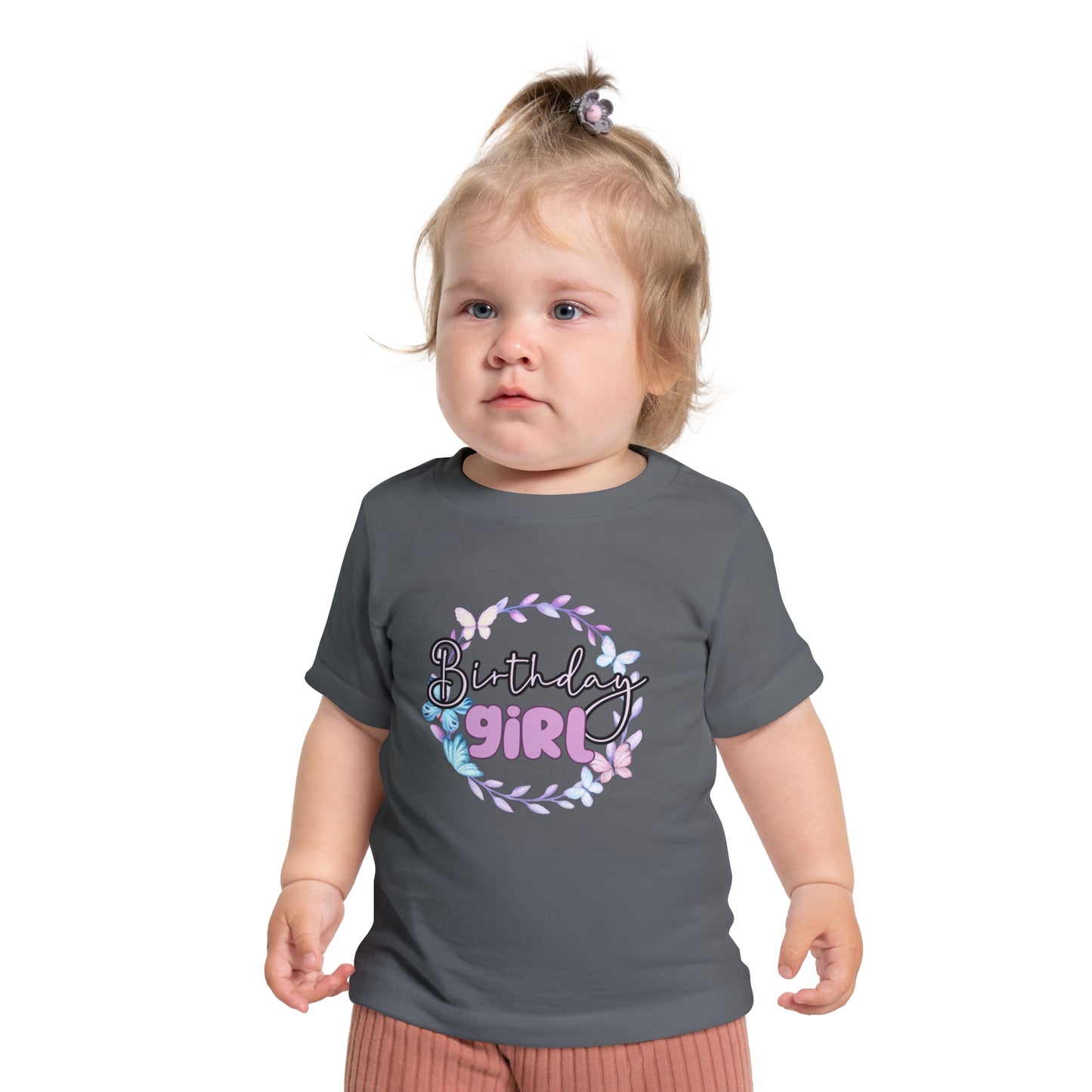 Birthday Girl Baby T-Shirt - Cute Floral Design for Little Ones