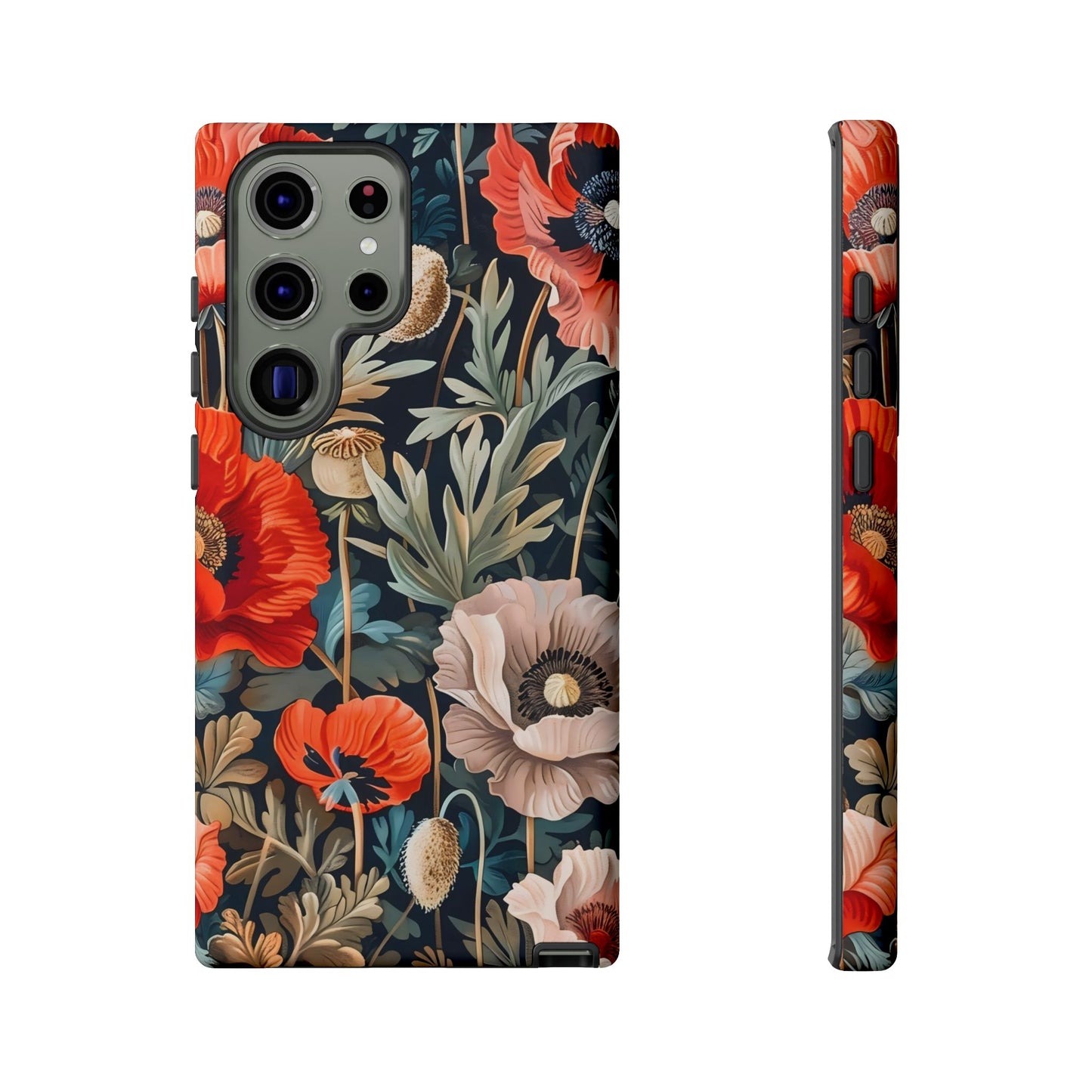 Floral Phone Case - Tough Cases, Flower Design, Chic Tech Accessories, Stylish Gifts, Unique Phone Protectors
