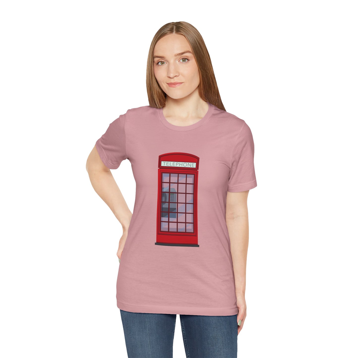 Unisex Jersey Short Sleeve Tee - British Public Telephone
