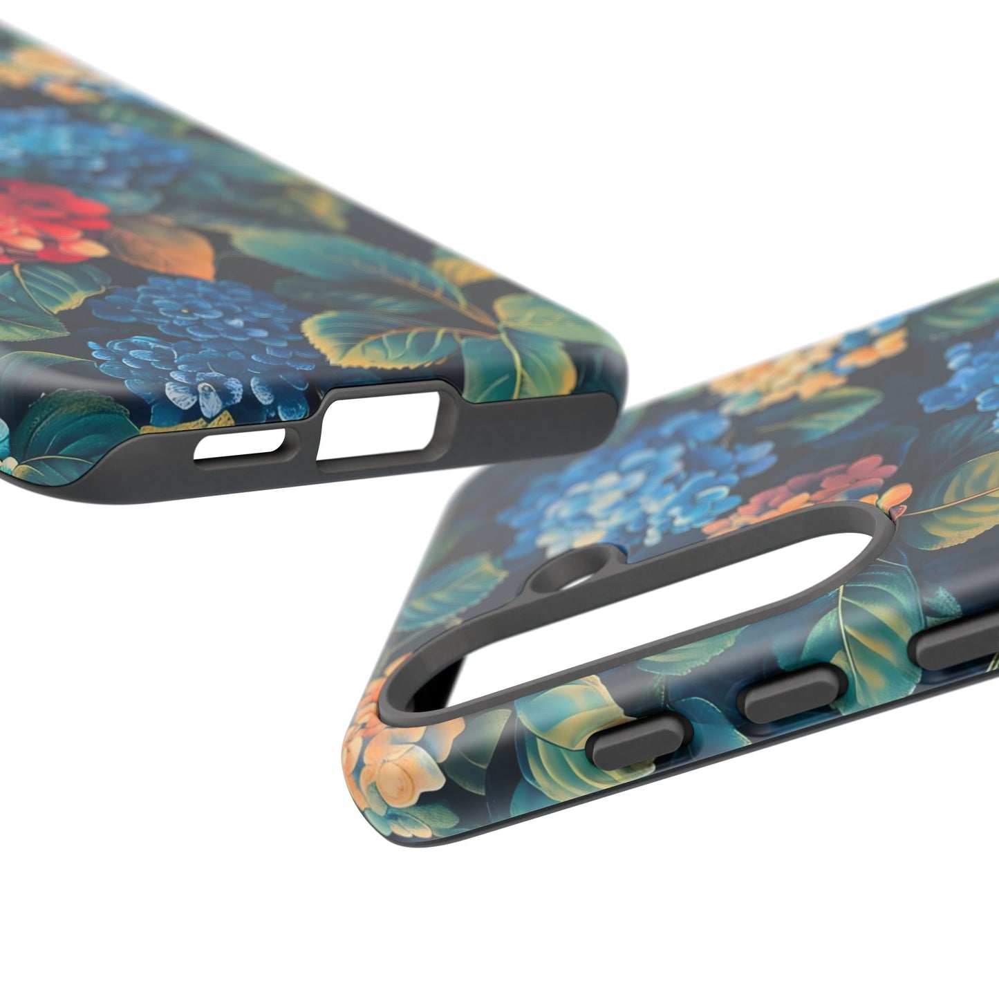 Floral Tough Phone Case, Durable Smartphone Cover, Flower Design, Gift for Her, Stylish Protection