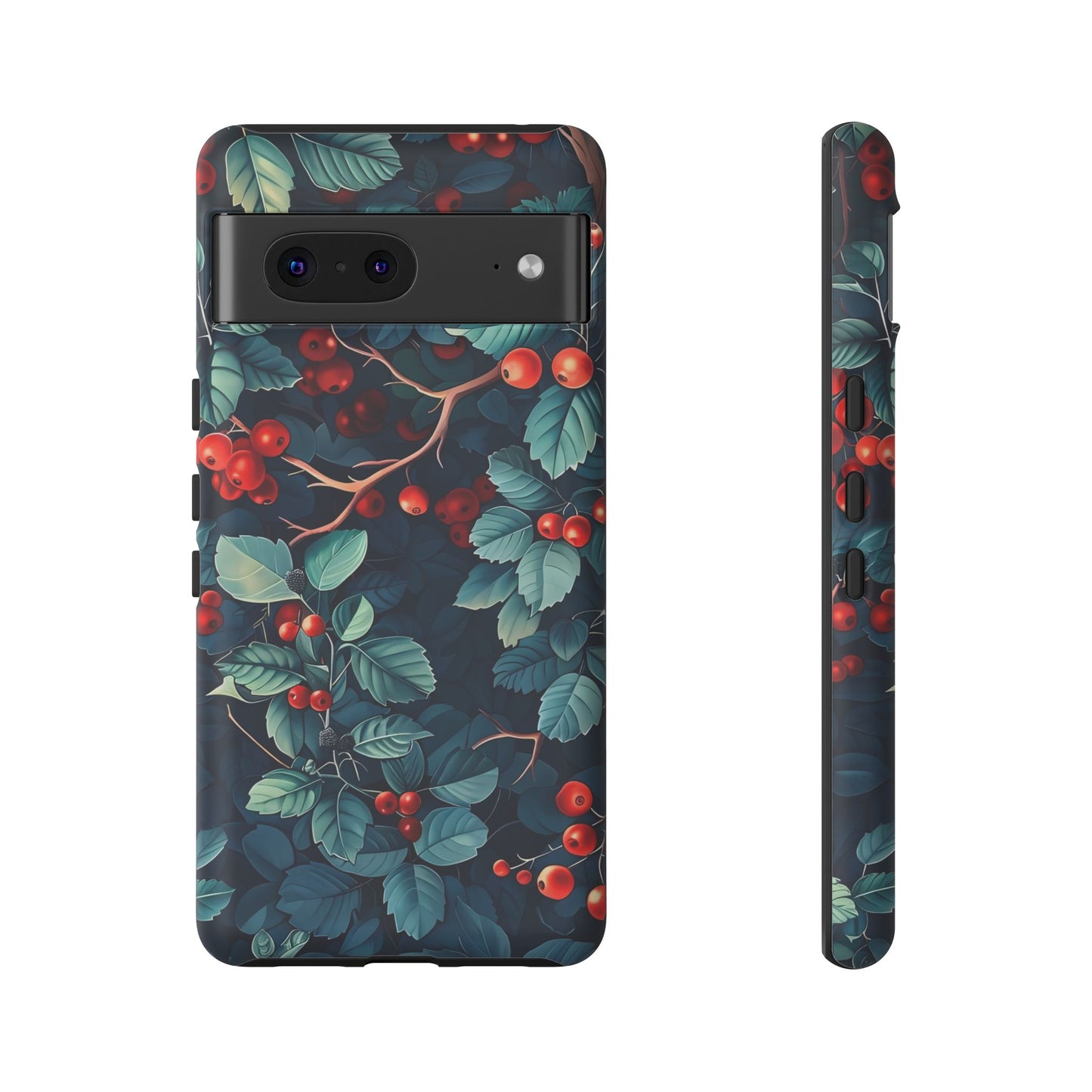 Berry Blossom Phone Case - Nature Lover's Gift, Floral Design, Cute Accessory for Spring, Unique Tech Cover, Perfect for Holidays