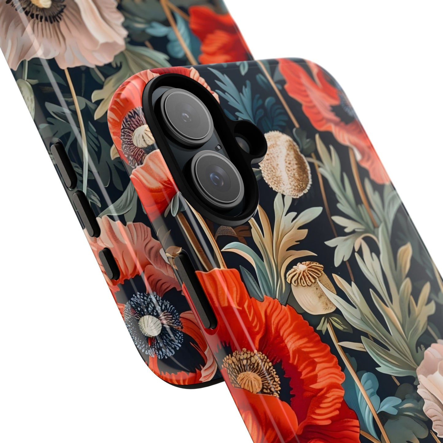 Floral Phone Case - Tough Cases, Flower Design, Chic Tech Accessories, Stylish Gifts, Unique Phone Protectors