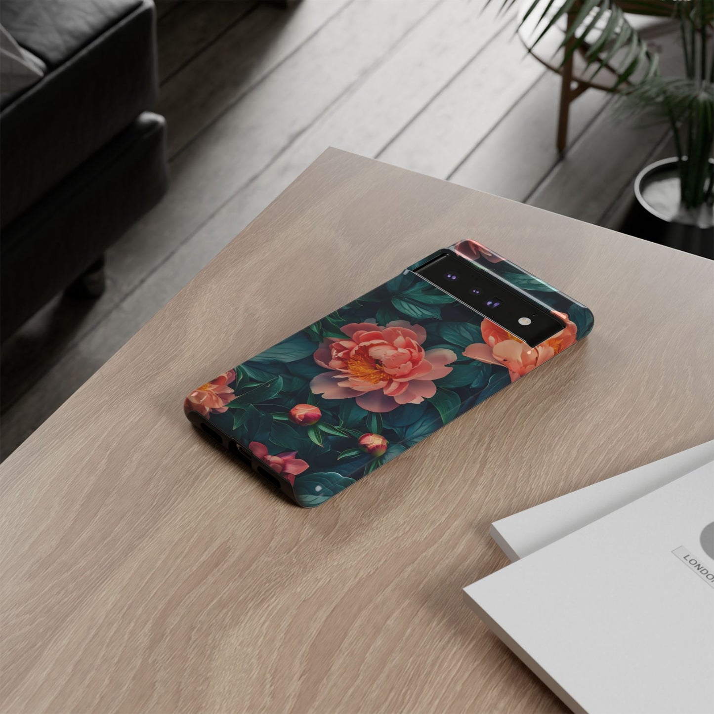 Floral Phone Case - Tough Cases, Flower Design, Botanical Art, Phone Accessory, Gift for Her, Nature Lovers