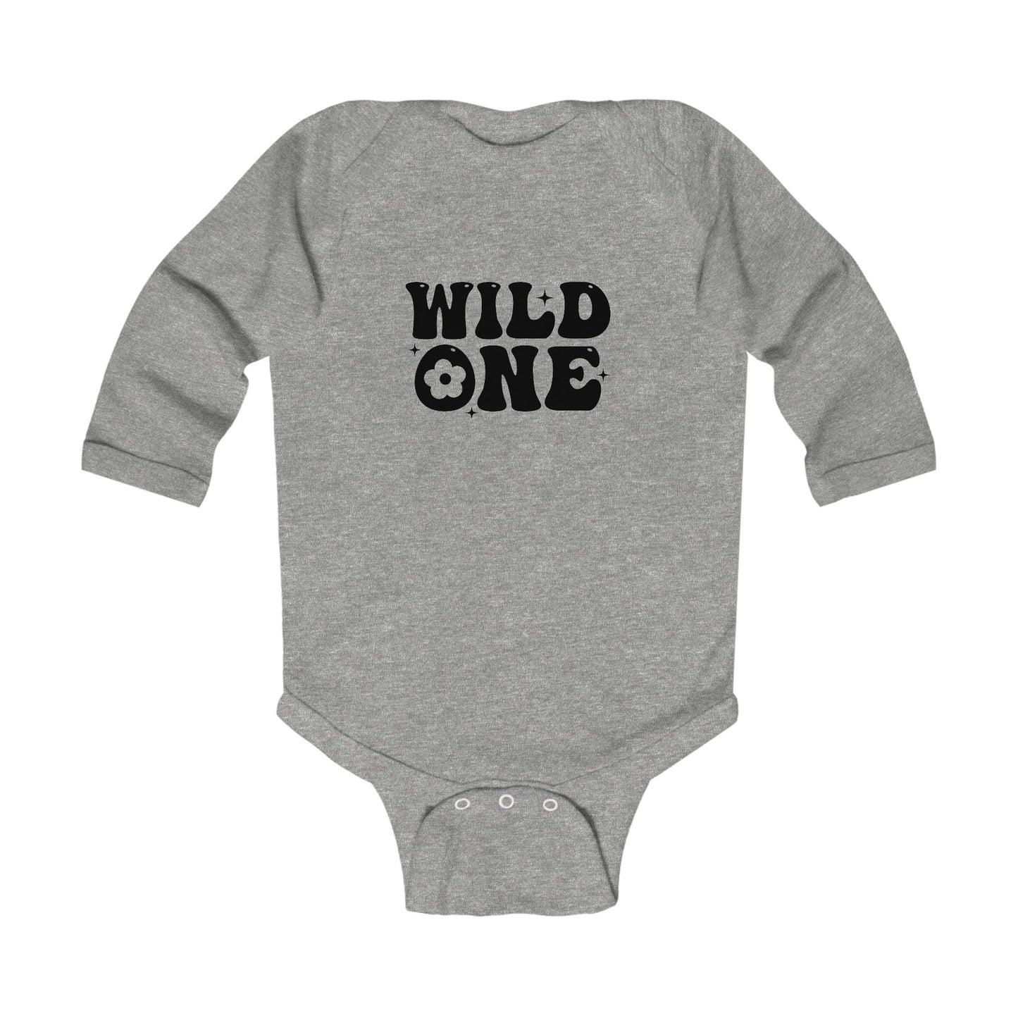Wild One Infant Long Sleeve Bodysuit - Cute Baby Clothes for Adventurous Little Ones