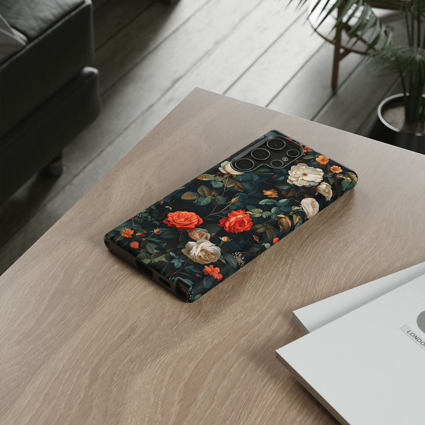 Floral Phone Case | Tough Cases with Elegant Design | Gift for Her, Mother's Day, Birthdays, Personalized, Trendy Tech Accessories