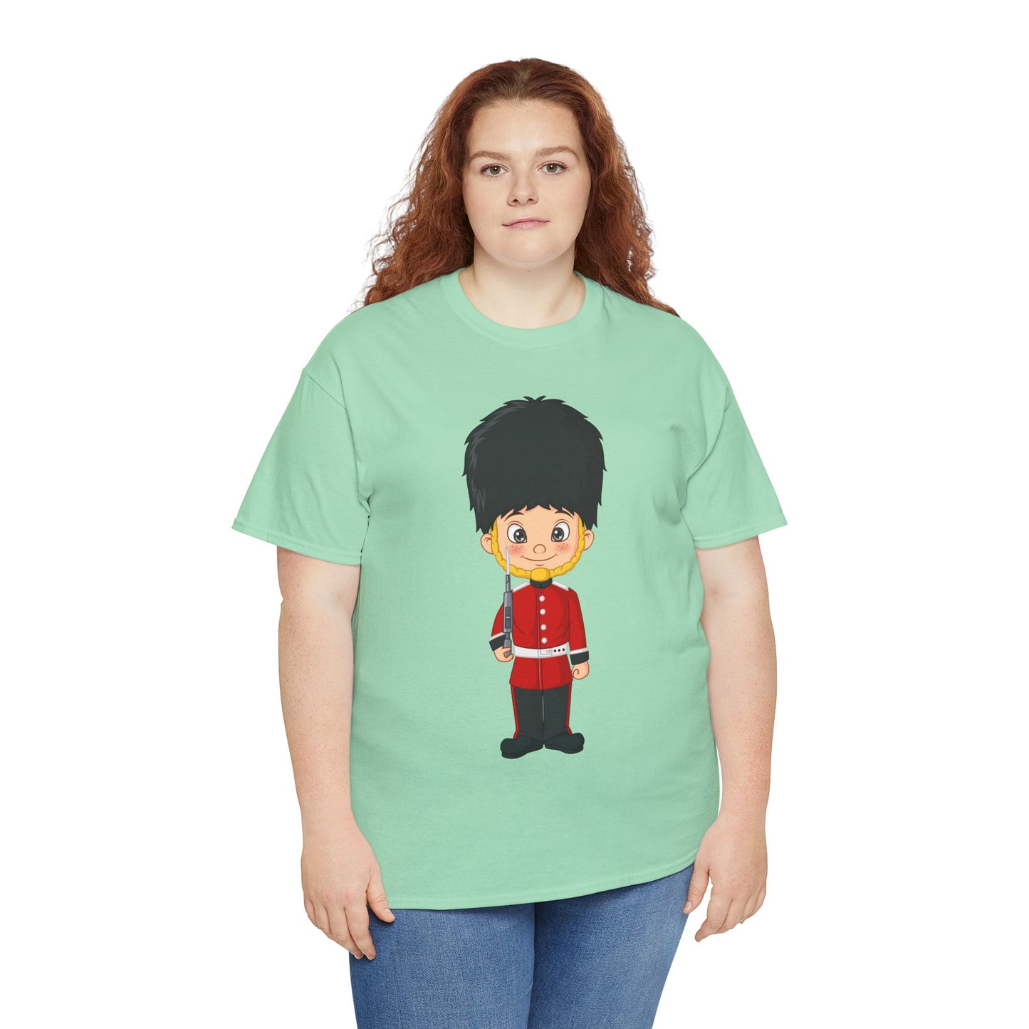 Unisex Heavy Cotton Tee - Bodmin’s Brave - The Iconic Red Jacket