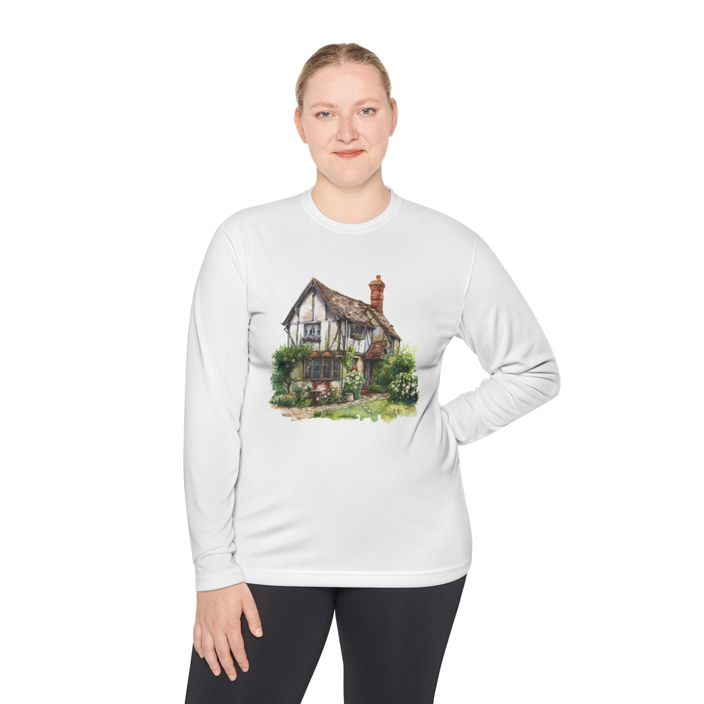 Unisex Lightweight Long Sleeve Tee - Life in a British Village House