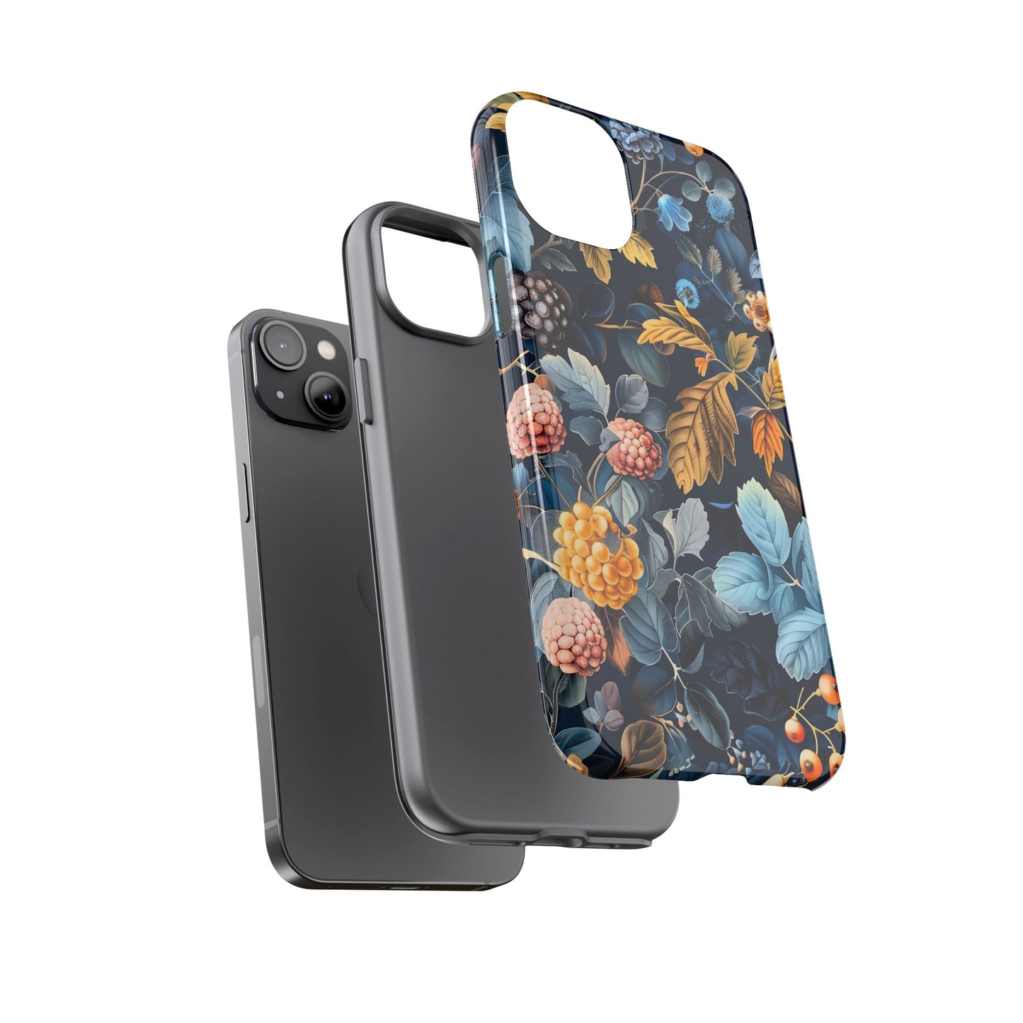 Floral iPhone Case, Tough Phone Cover, Nature-inspired Accessory, Gift for Her, Trendy Protection Case