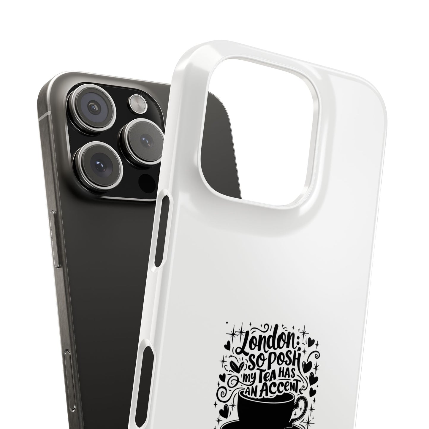 Coffee Lover Slim Phone Cases, Custom Smartphone Cover, Gifts for Coffee Enthusiasts, Unique Accessories, Birthday Gift Idea