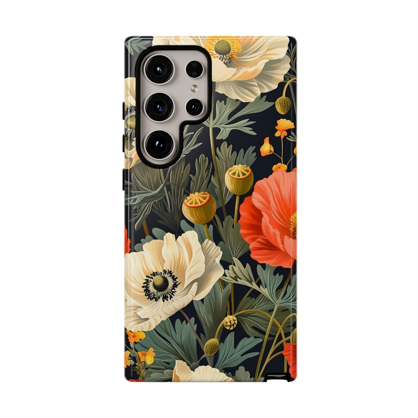 Floral Phone Case - Tough Cases with Vibrant Garden Design, Phone Accessory, Gift for Her, Spring Style, Nature Lover